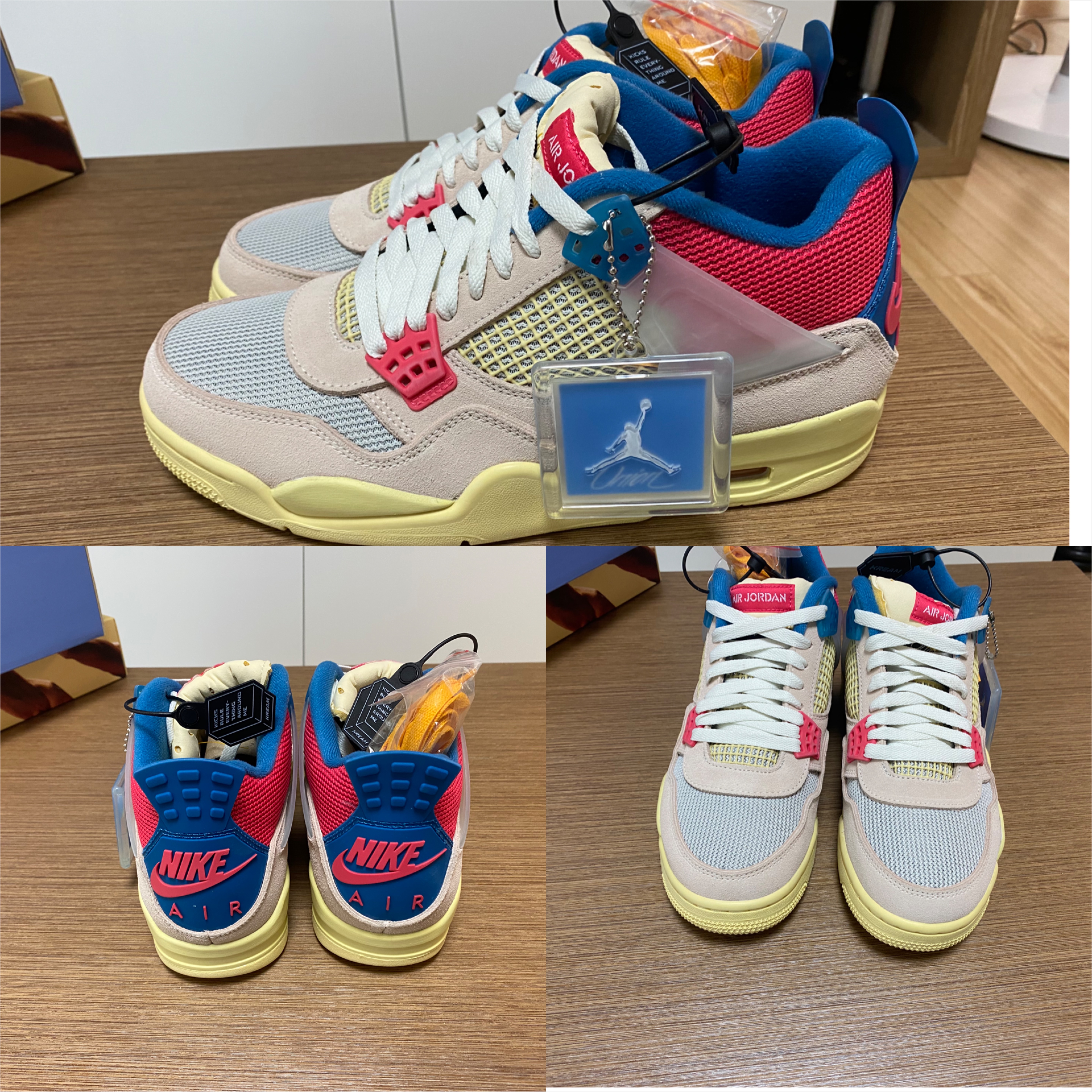 Jordan 4 x Union Retro Guava Ice 착용 스타일