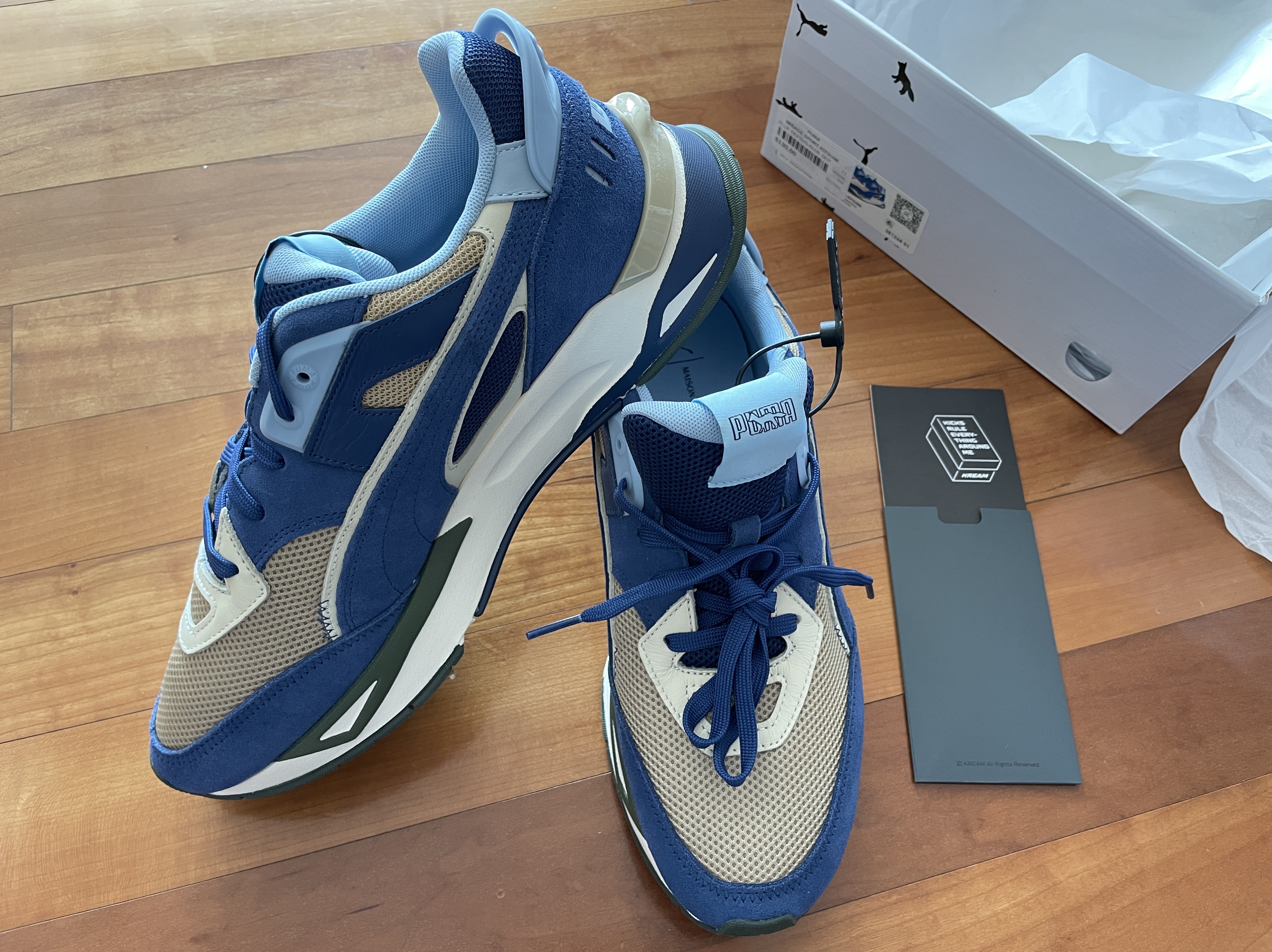 Puma x Maison Kitsune Mirage Blue Depths 착용 스타일 - 1