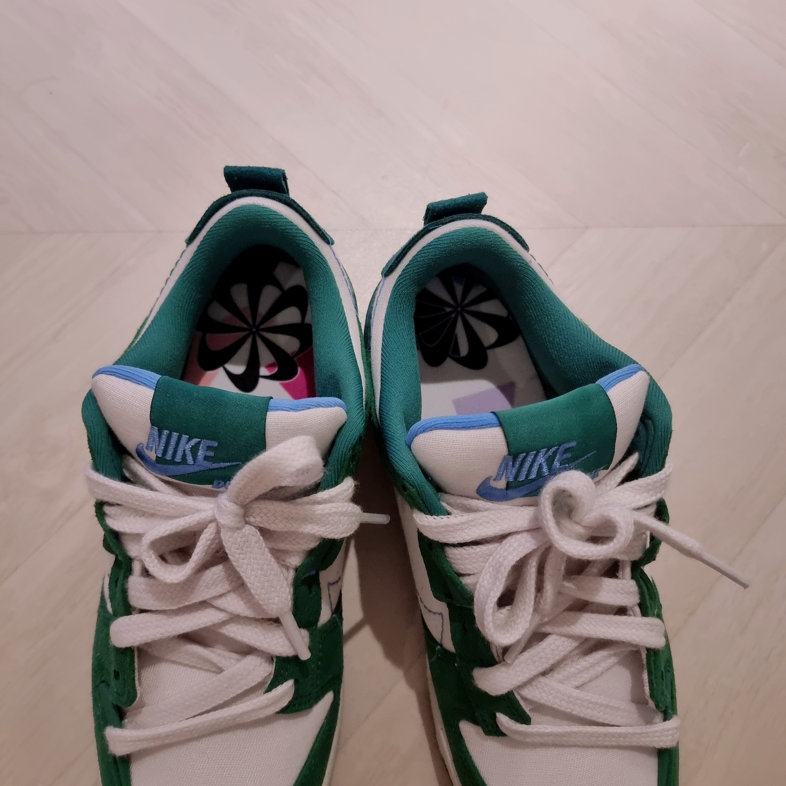 (W) Nike Dunk Low Disrupt 2 Phantom University Blue 착용 스타일 - 2