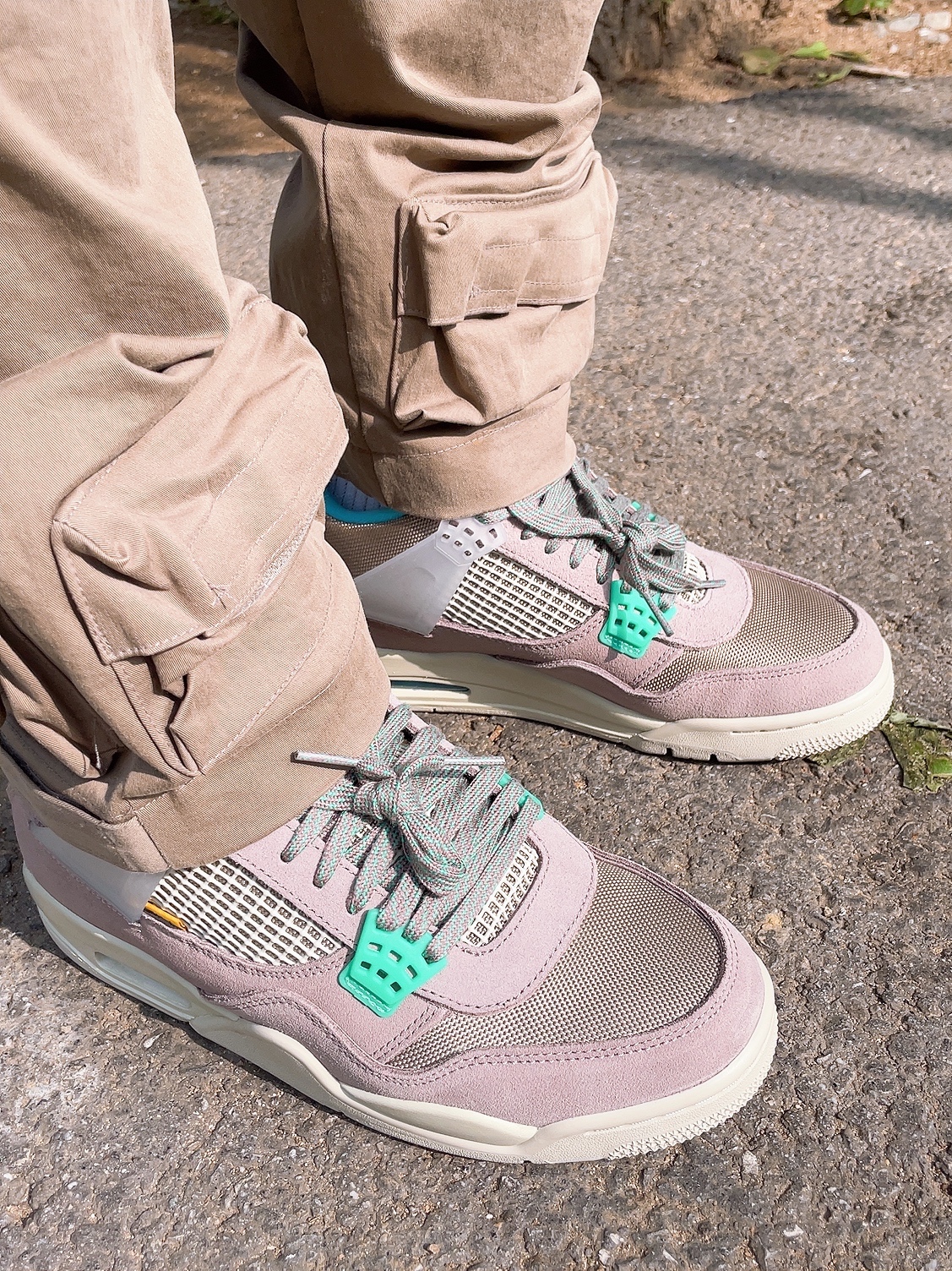 Jordan 4 x Union Retro SP Taupe Haze 착용 스타일