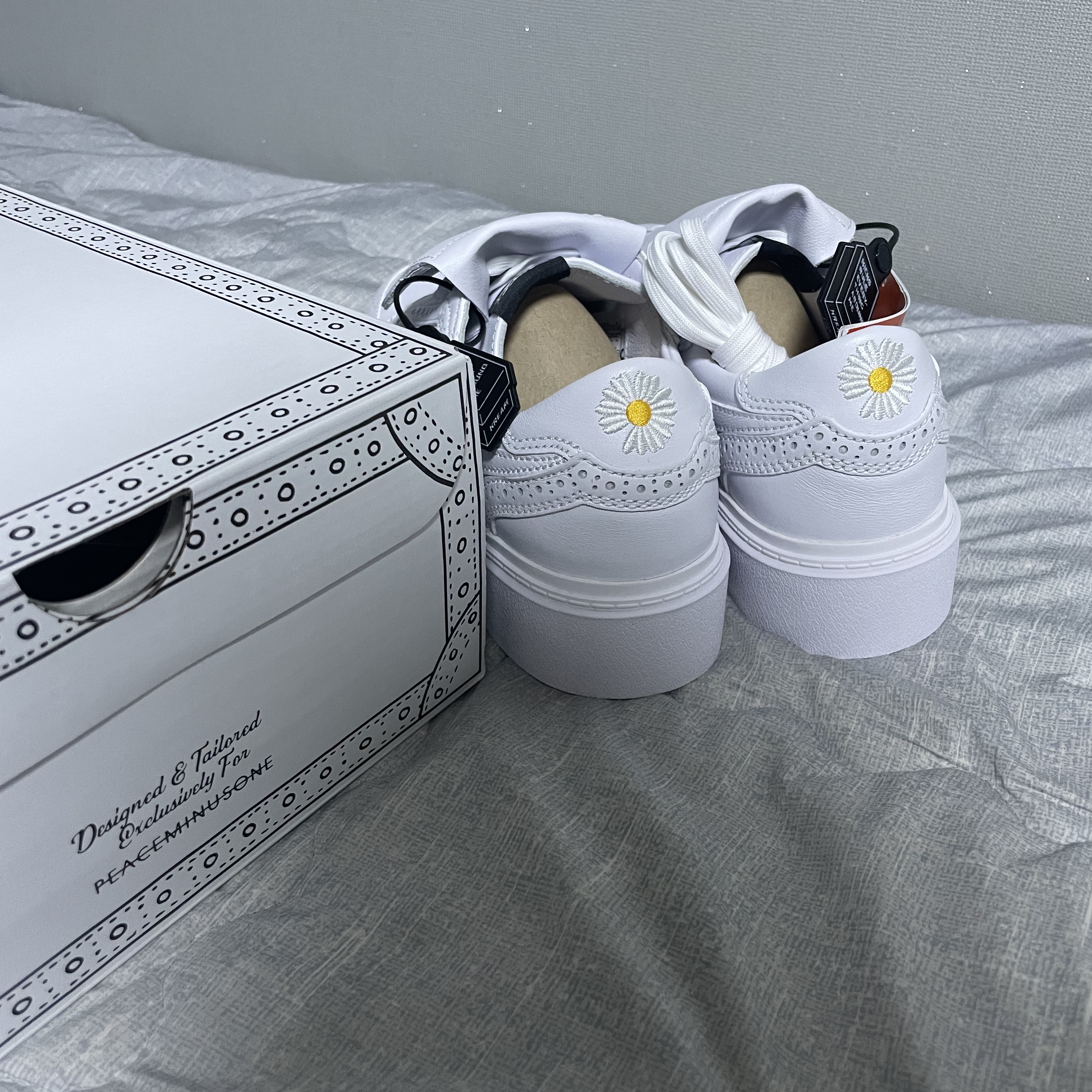 Nike x Peaceminusone Kwondo1 White 착용 스타일 - 2