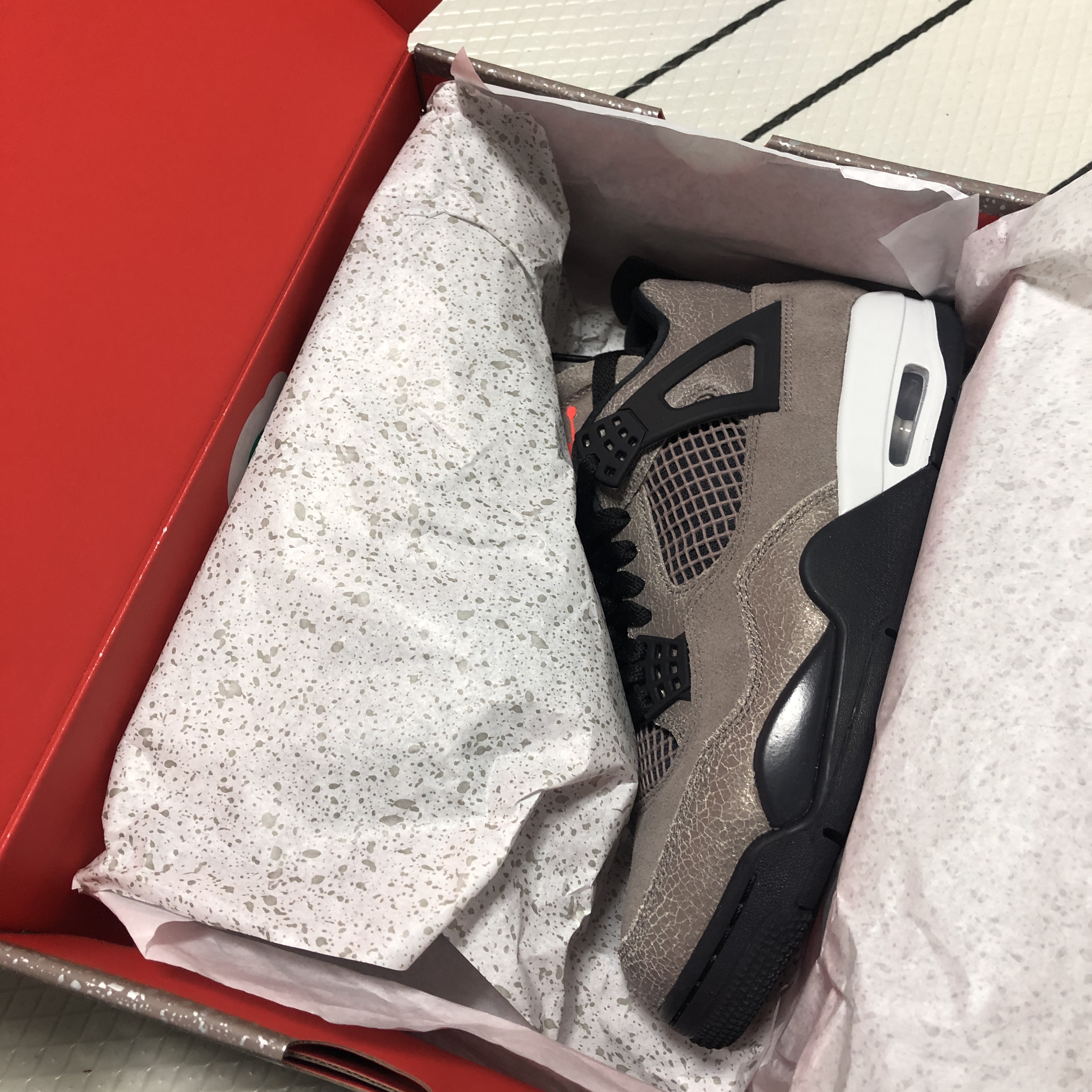 Jordan 4 Retro Taupe Haze 착용 스타일 - 1