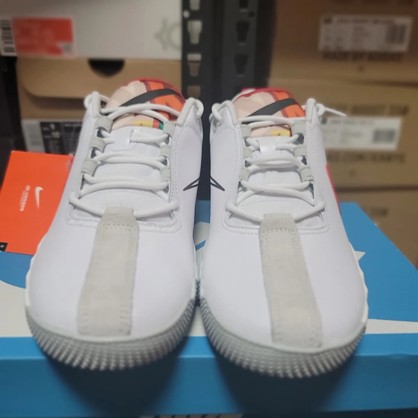 Nike Air Sesh White Varsity Red 착용 스타일 - 2
