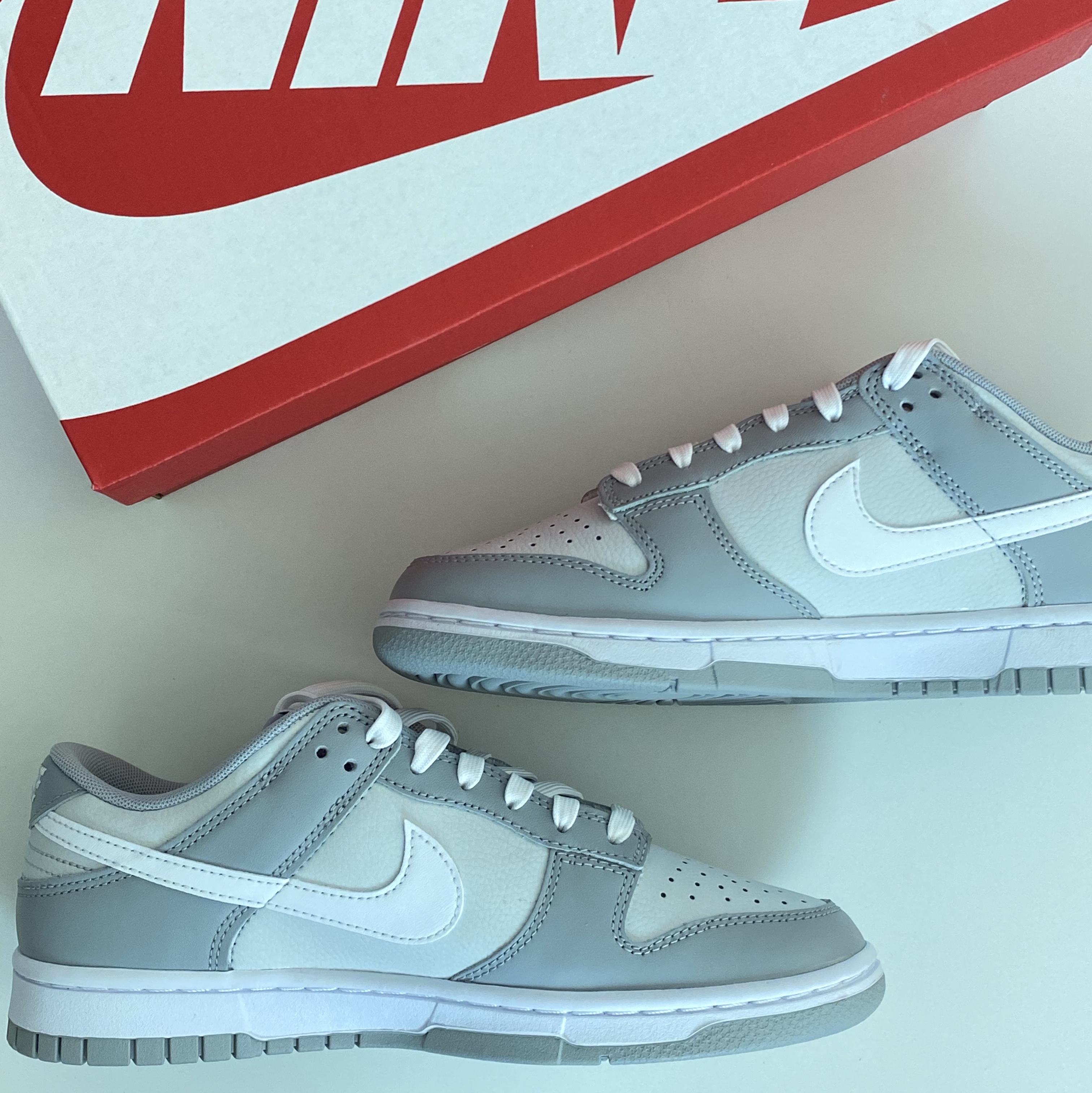 Nike Dunk Low Retro Wolf Grey 착용 스타일
