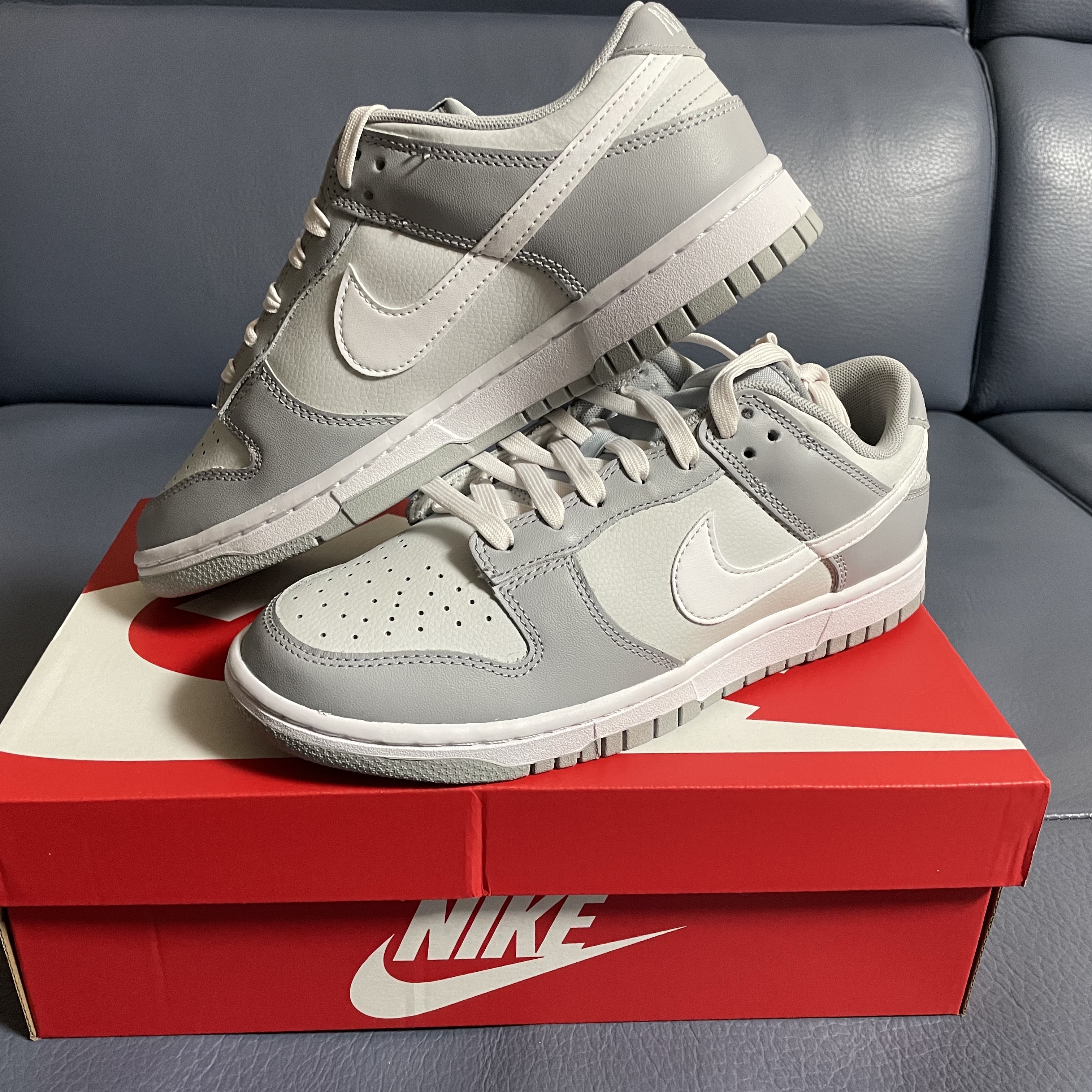 Nike Dunk Low Retro Wolf Grey 착용 스타일