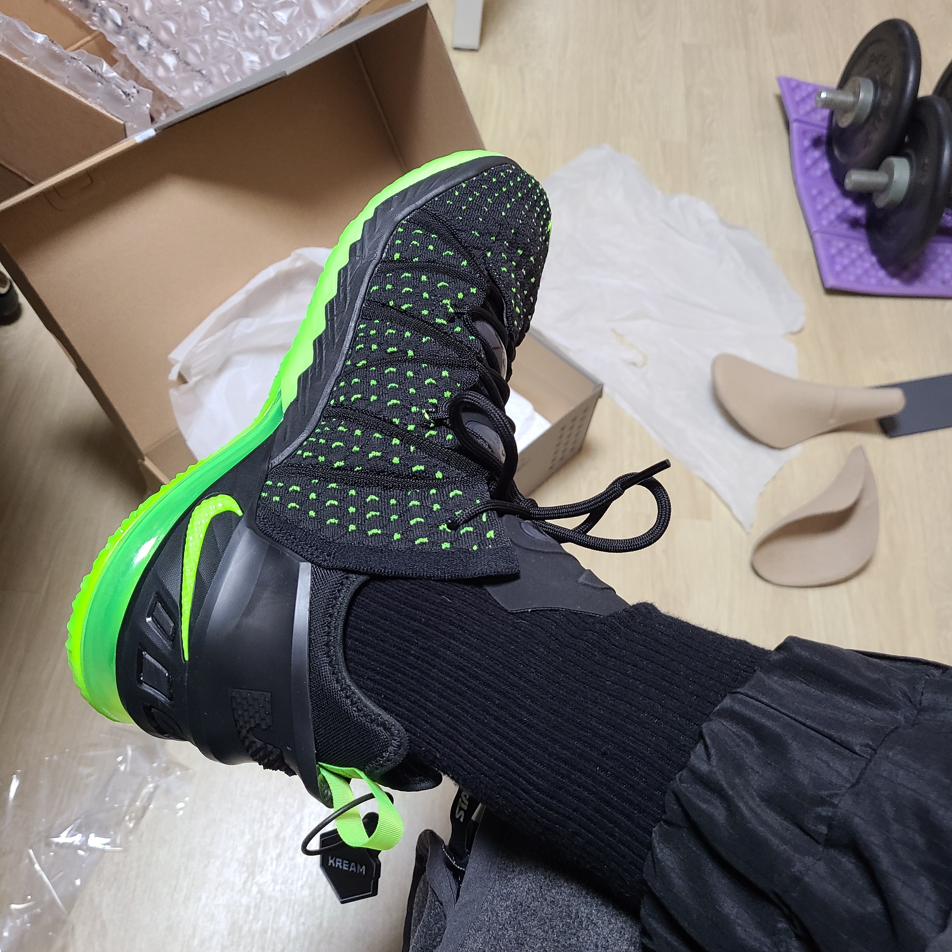 Nike Lebron 18 Dunkman 착용 스타일 - 1