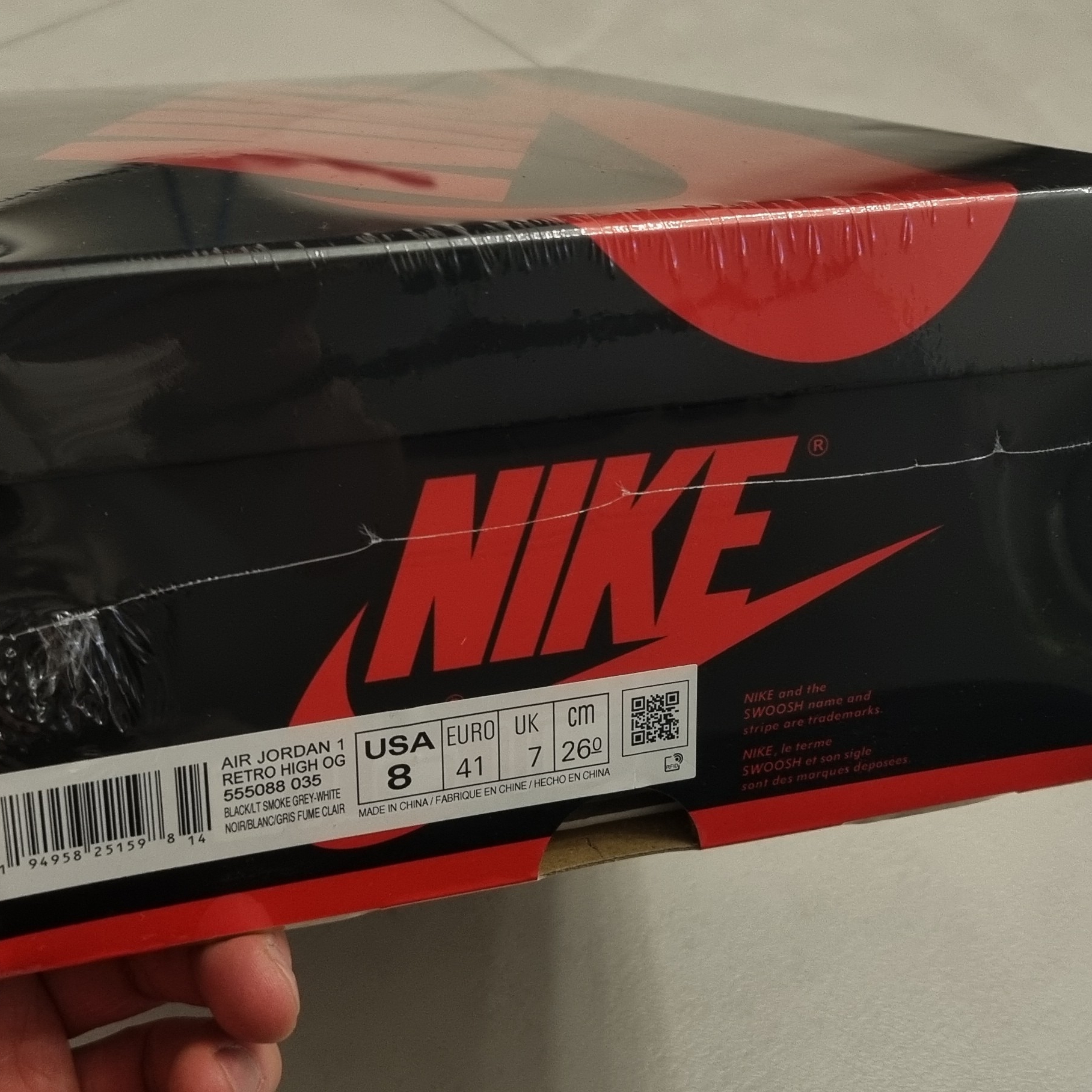 Jordan 1 Retro High OG Shadow 2.0 착용 스타일 - 2