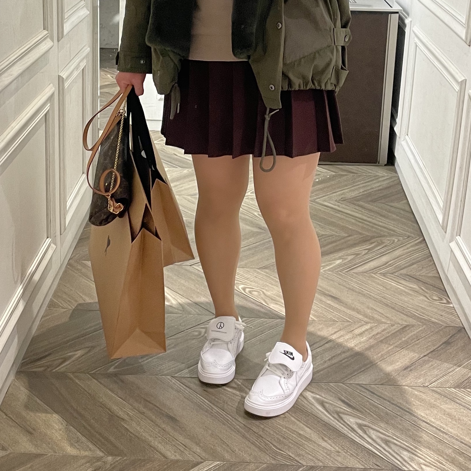 Nike x Peaceminusone Kwondo1 White 착용 스타일 - 4