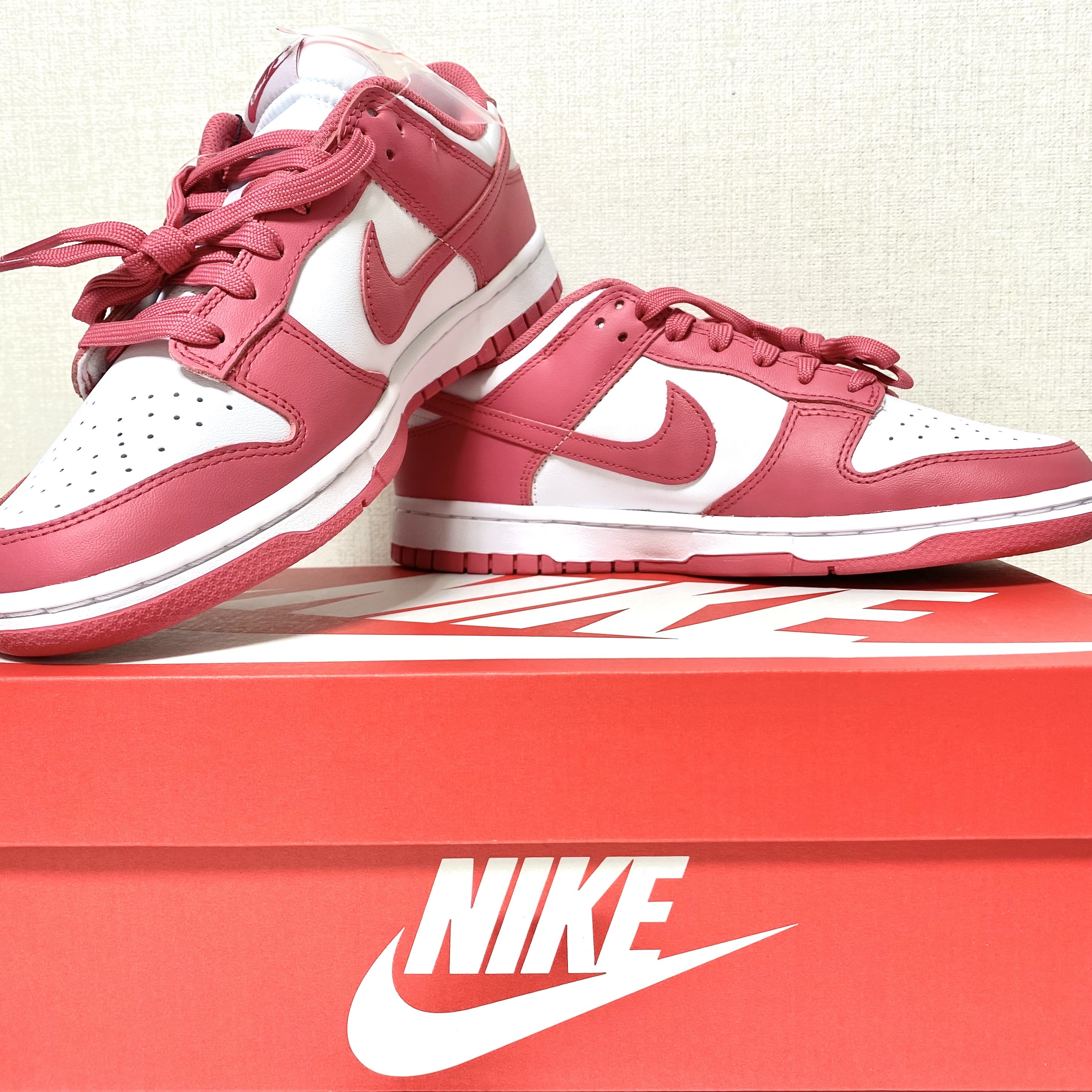 (W) Nike Dunk Low Archeo Pink 착용 스타일