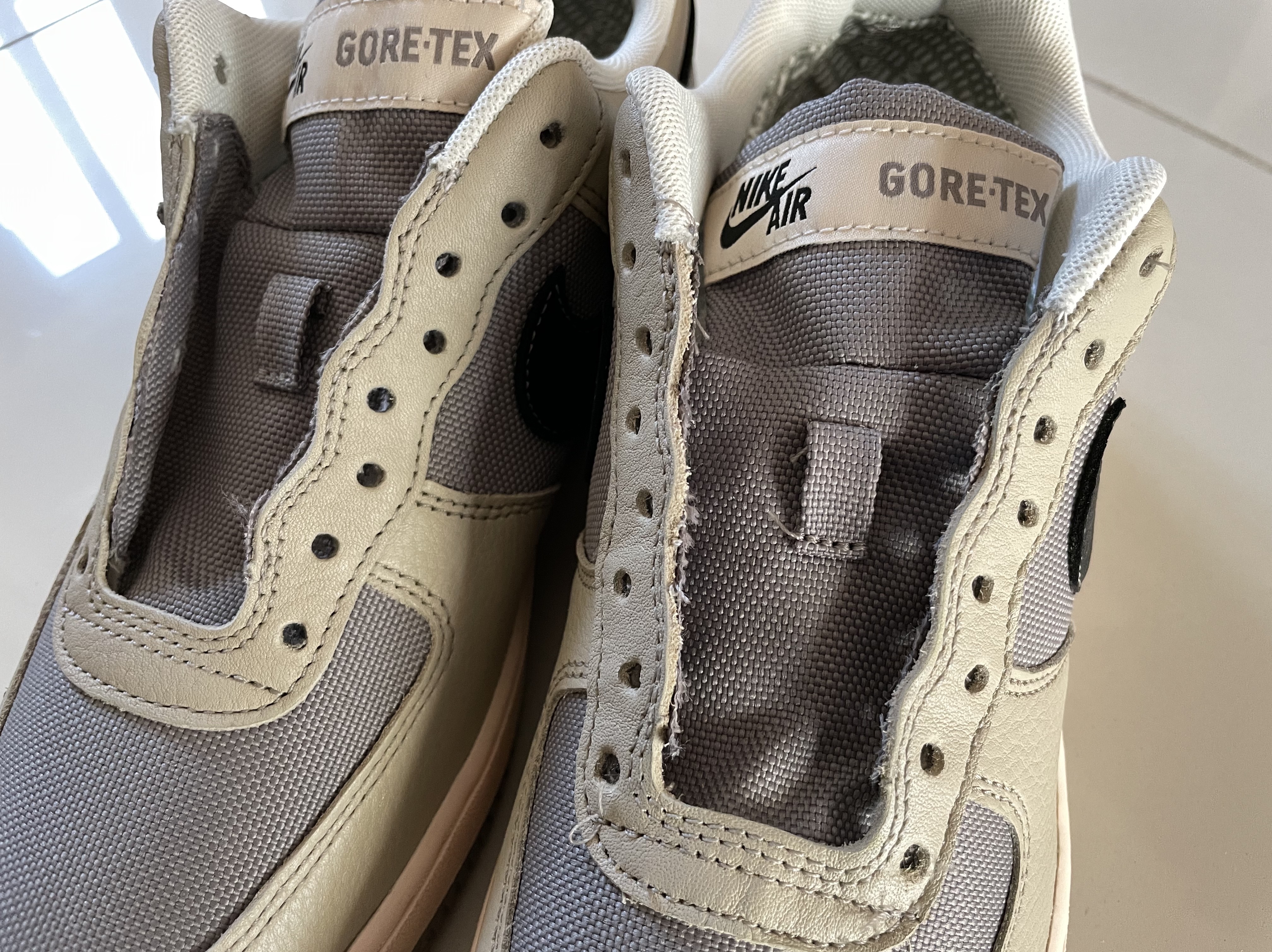 Nike Air Force 1 Low Gore-Tex Olive 착용 스타일 - 2