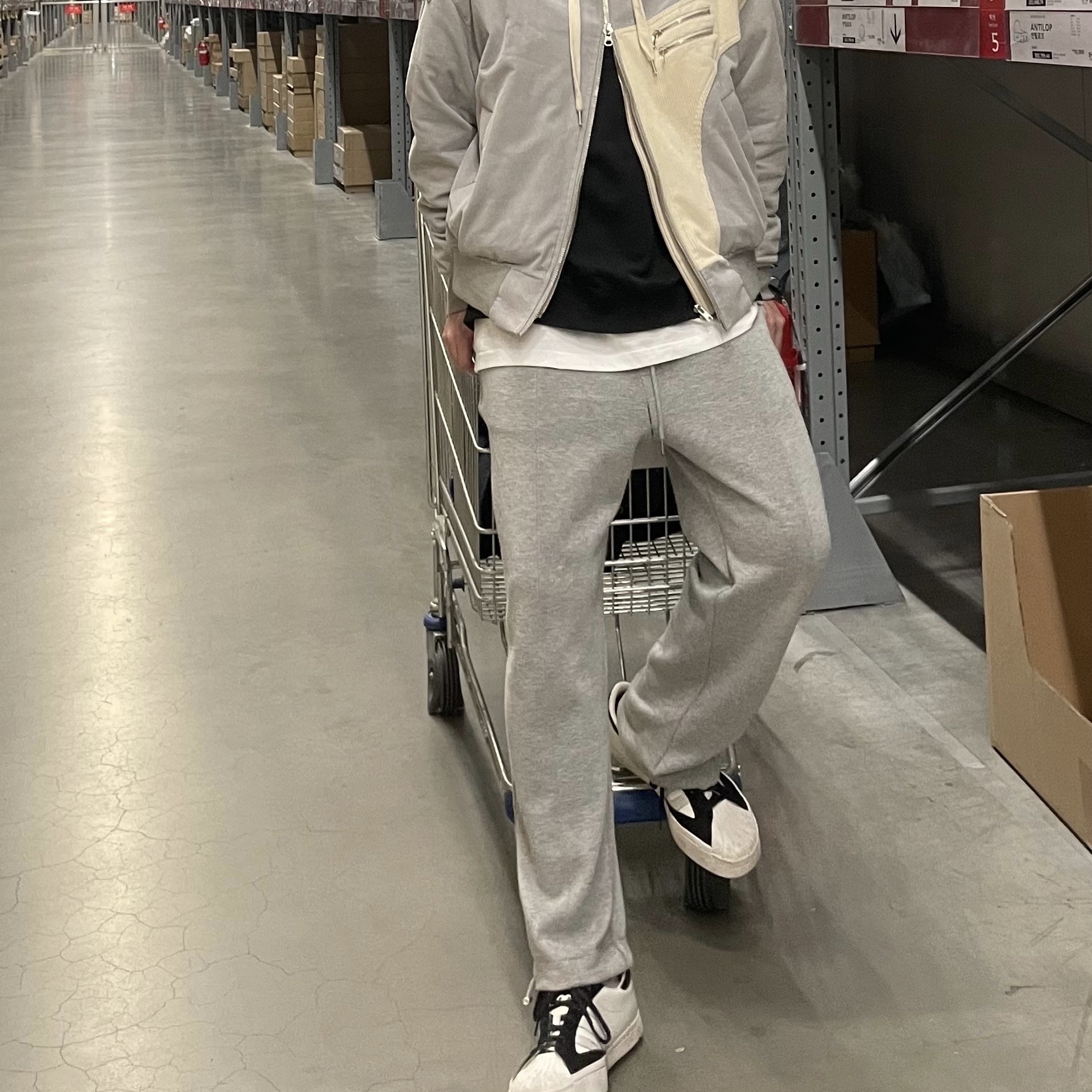 Y-3 Yohji Star White 착용 스타일