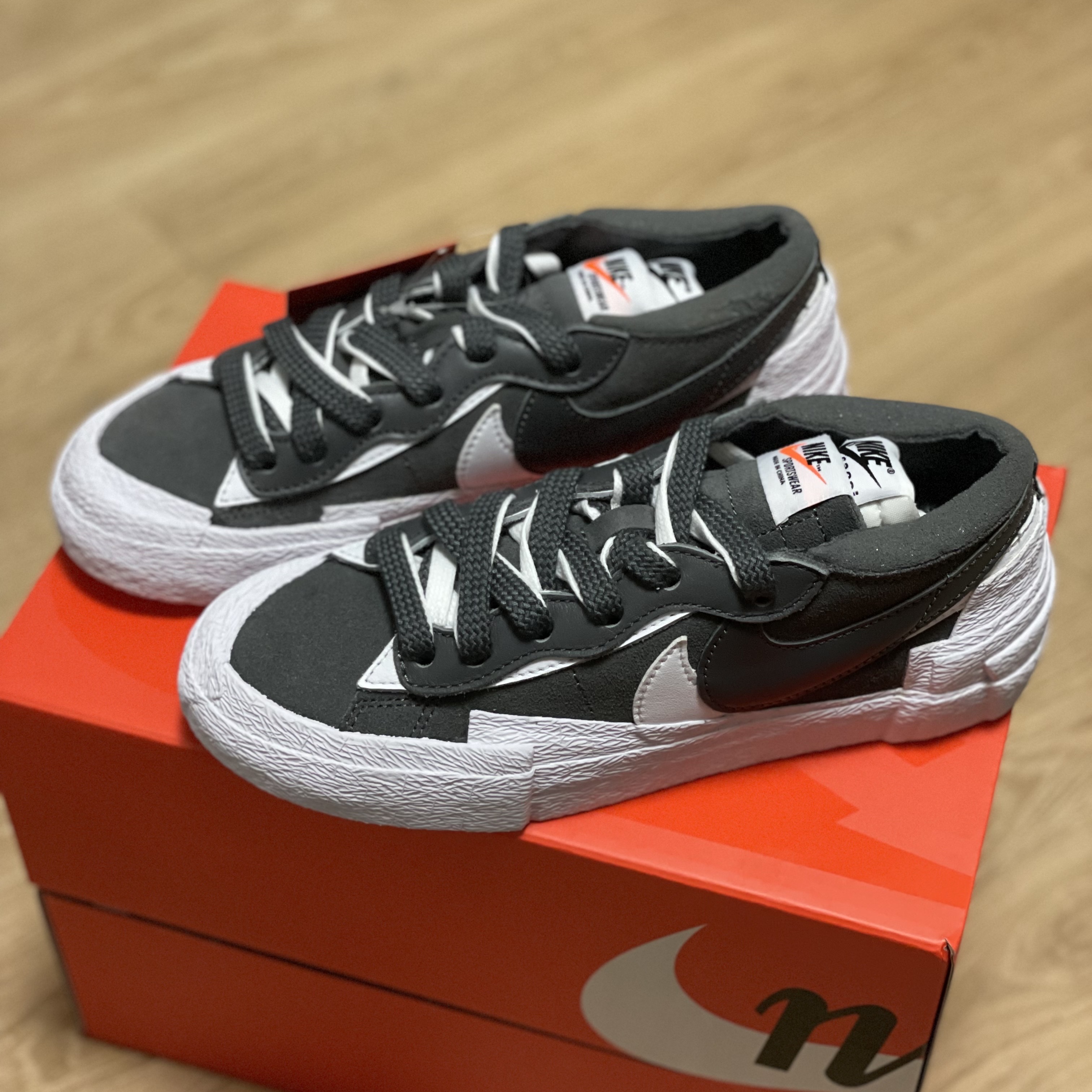Nike x Sacai Blazer Low Iron Grey 착용 스타일