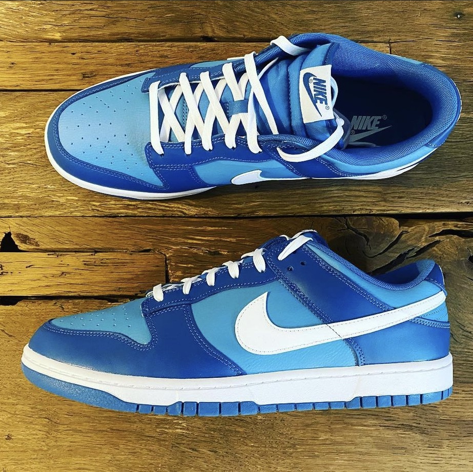 Nike Dunk Low Retro Dark Marina Blue 착용 스타일 - 3