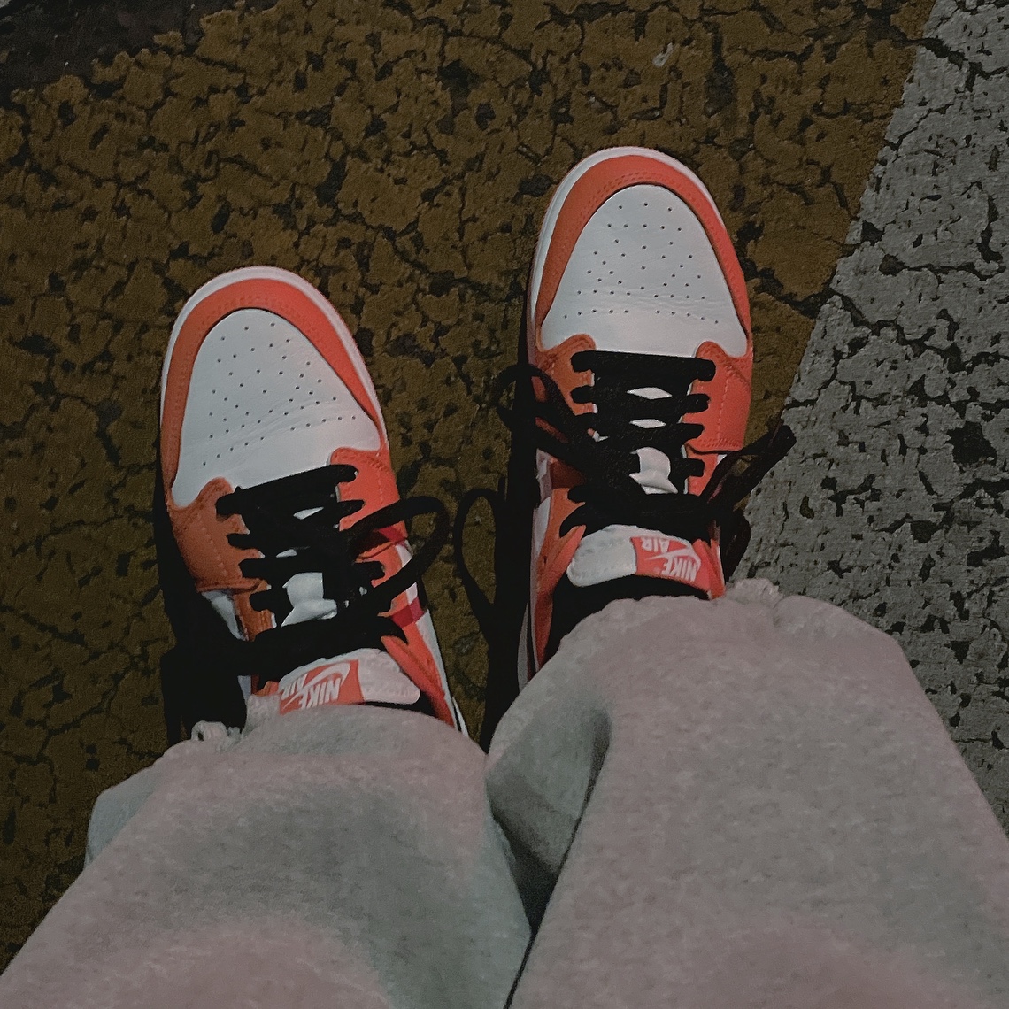 Jordan 1 Low OG Starfish, (GS) Jordan 1 Low OG Starfish 착용 스타일