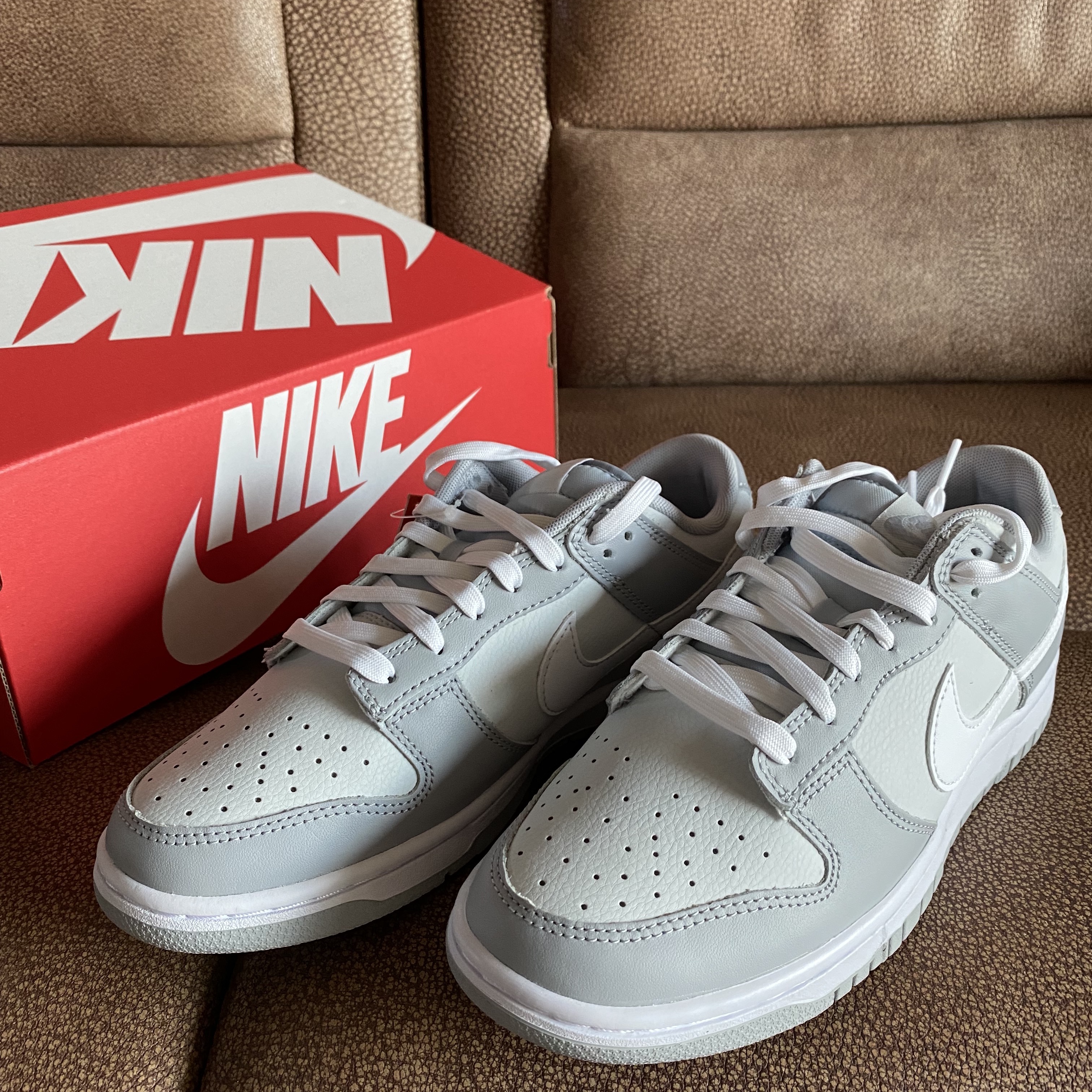 Nike Dunk Low Retro Wolf Grey 착용 스타일