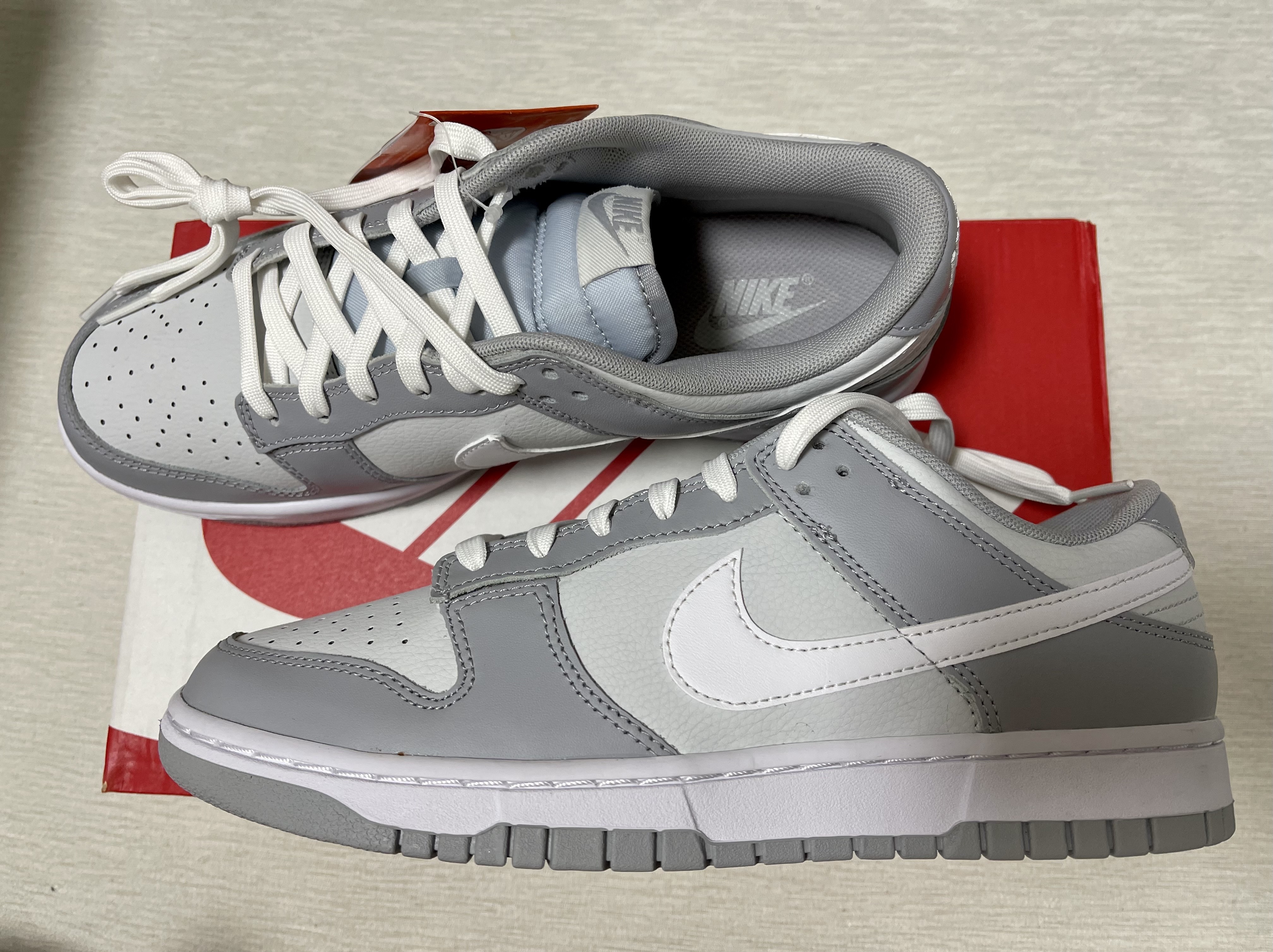 Nike Dunk Low Retro Wolf Grey 착용 스타일