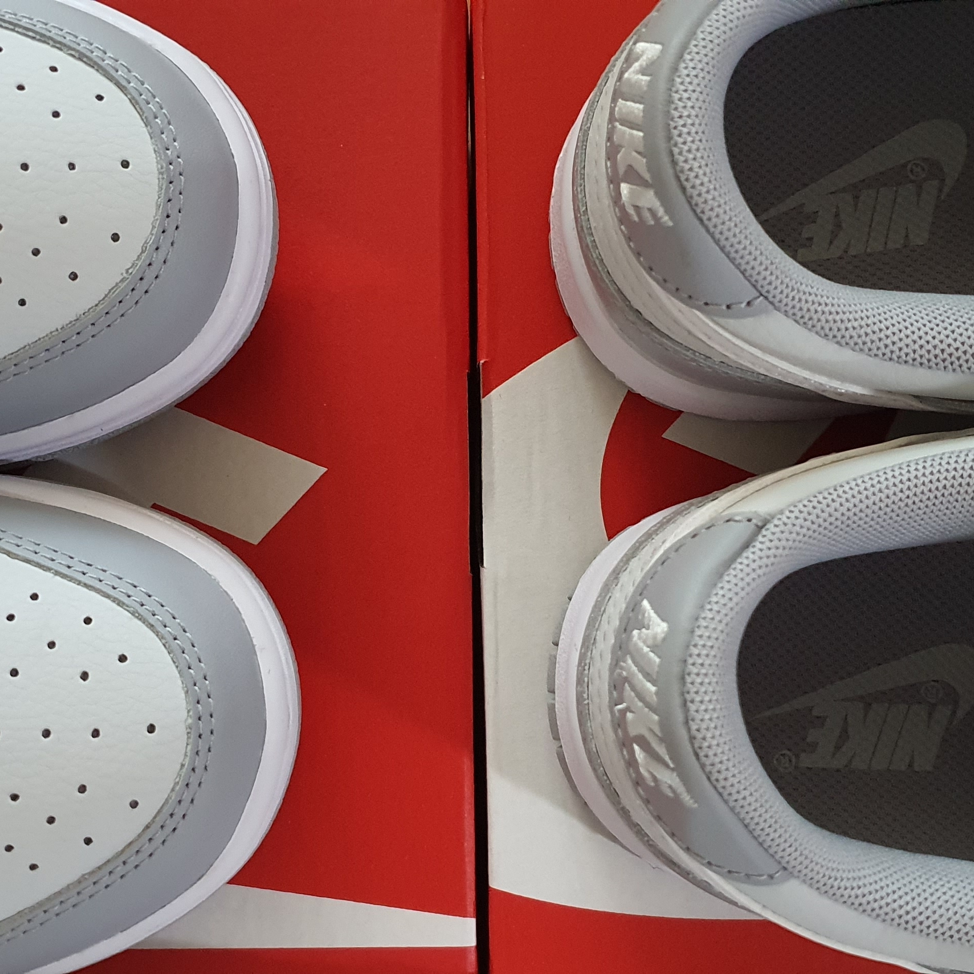 Nike Dunk Low Retro Wolf Grey 착용 스타일 - 1