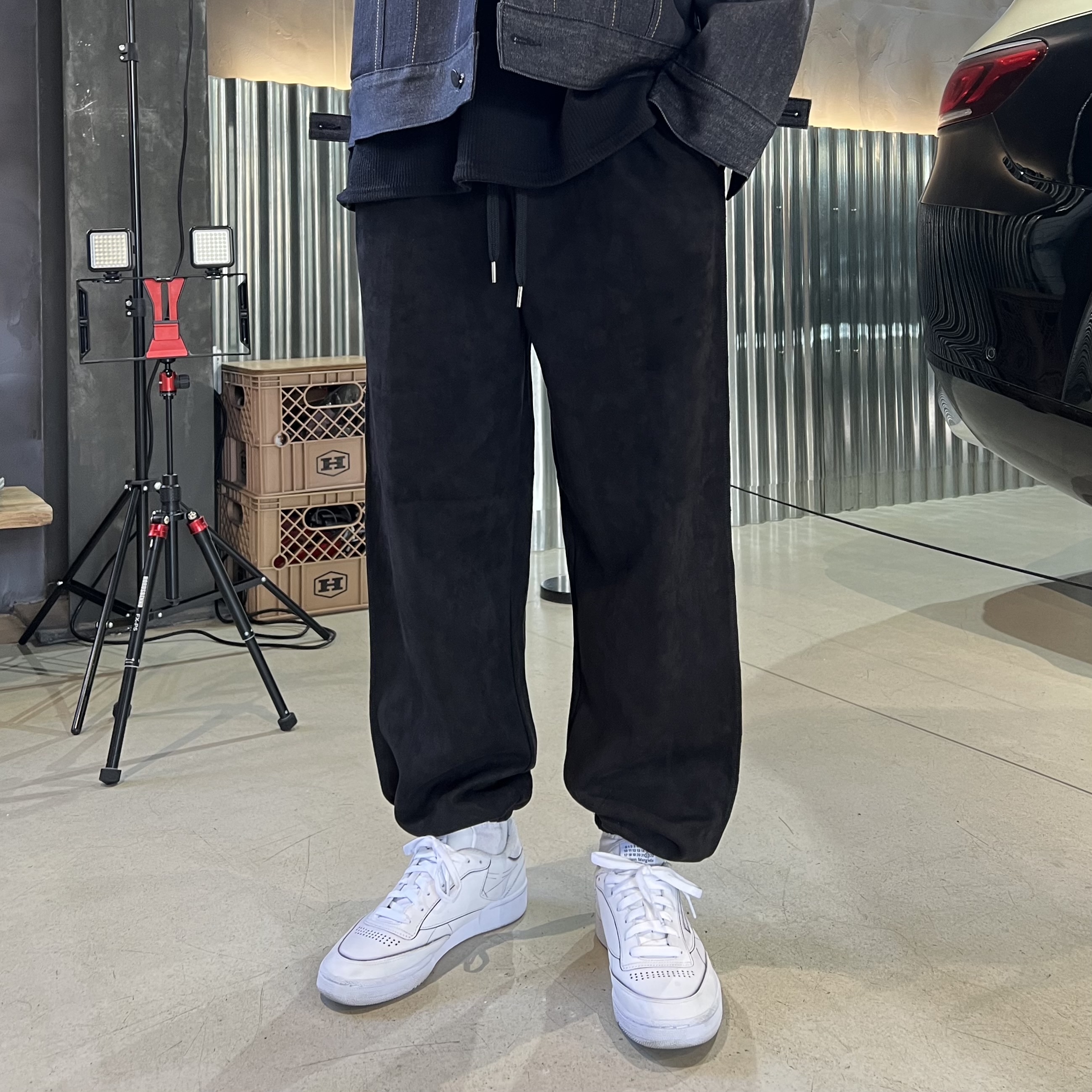 Reebok x Maison Margiela Club C TL White 착용 스타일 - 4