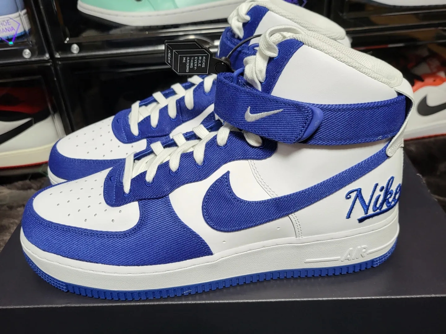 (W) Nike Air Force 1 '07 LV8 Sashiko, Nike Air Force 1 High '07 LV8 EMB Dodgers 착용 스타일 - 5