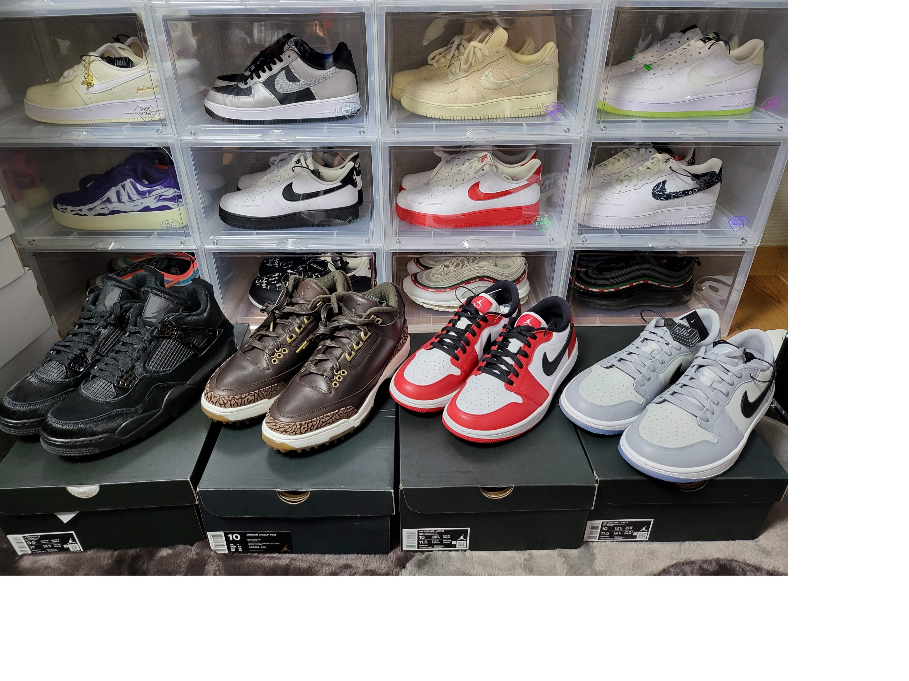 Jordan 1 Low Golf Chicago, Jordan 1 Low Golf Wolf Grey 착용 스타일 - 1