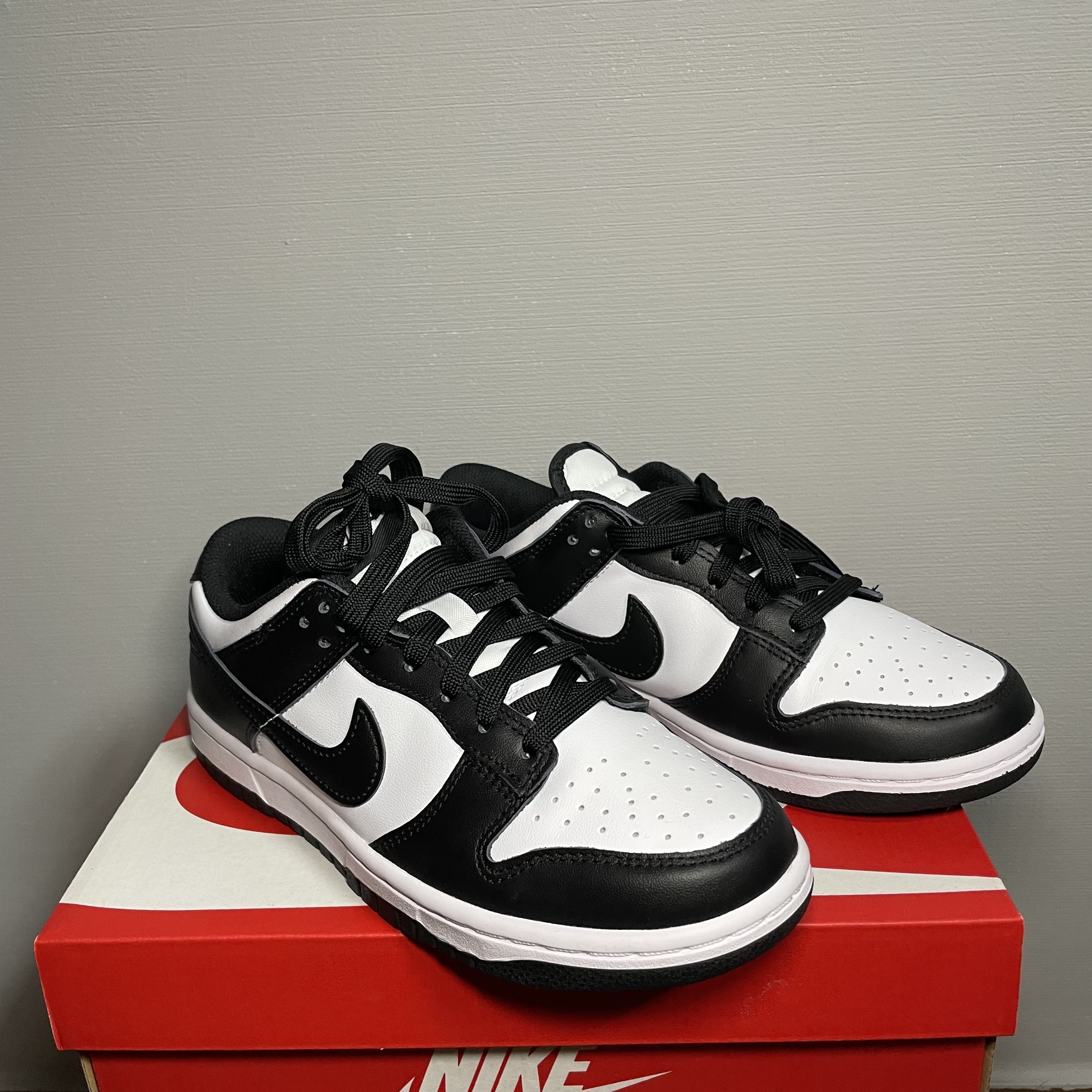 Nike Dunk Low Retro Black, (W) Nike Dunk Low Black 착용 스타일