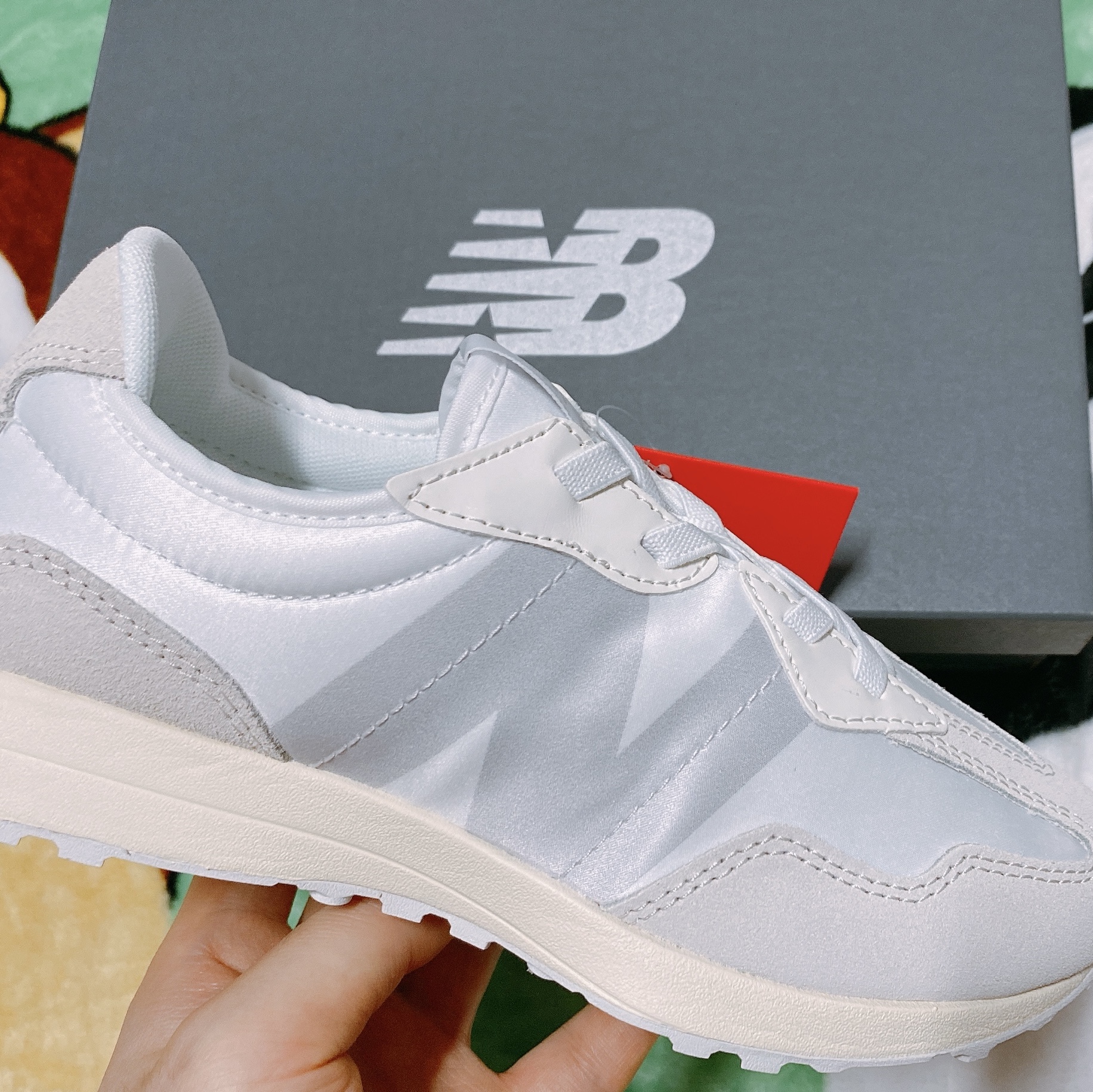 (PS) New Balance 327 Moonbeam 착용 스타일 - 2