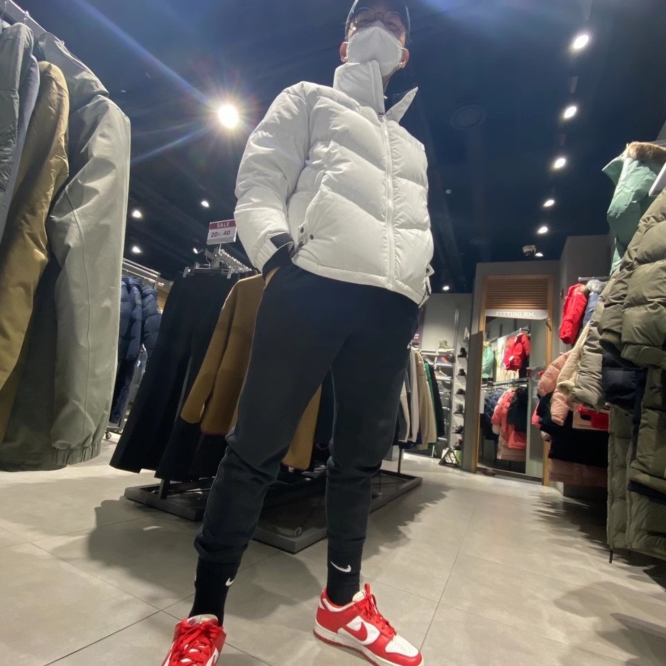 Nike Dunk Low SP University Red 2020 착용 스타일