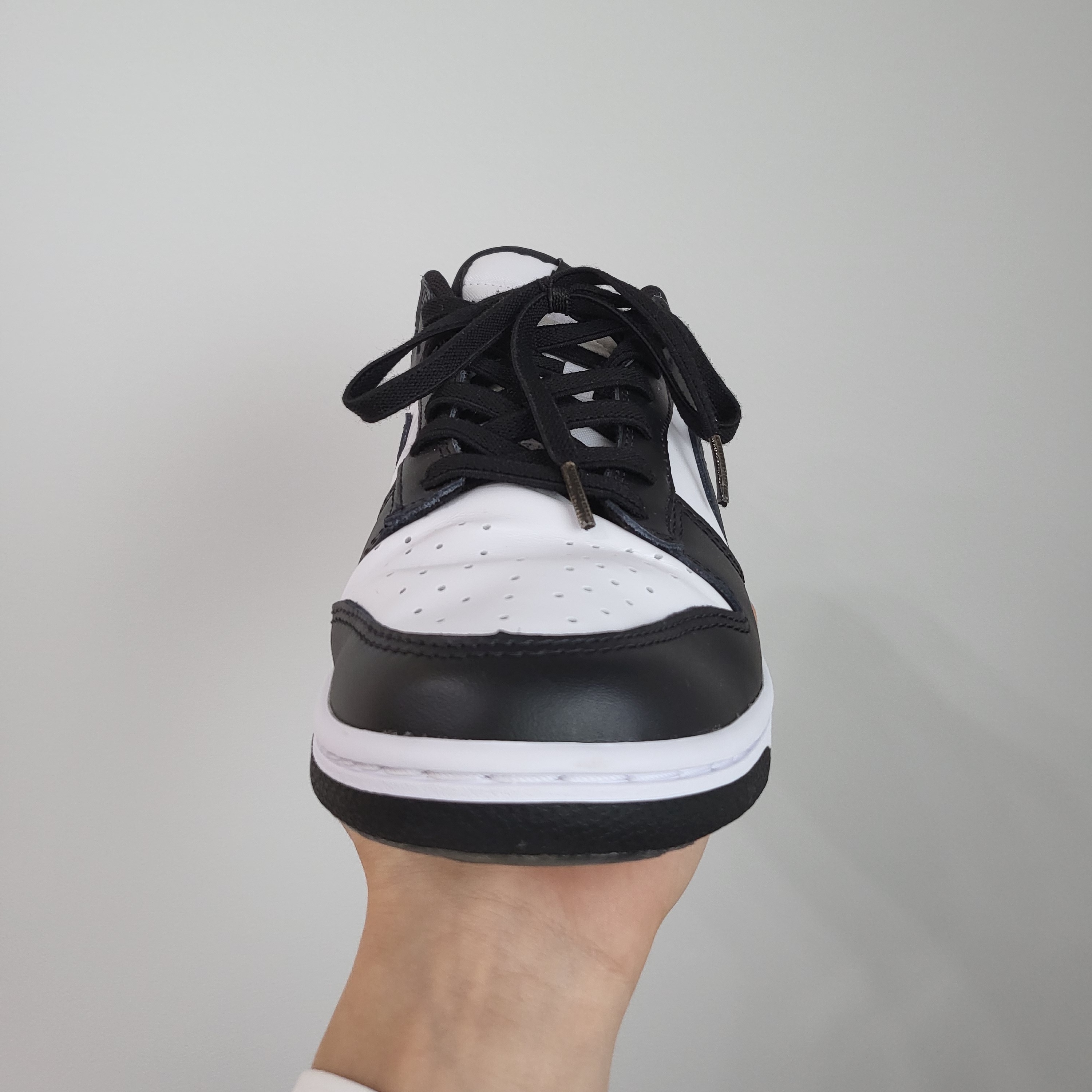 Nike Dunk Low Retro Black, (W) Nike Dunk Low Black 착용 스타일 - 2