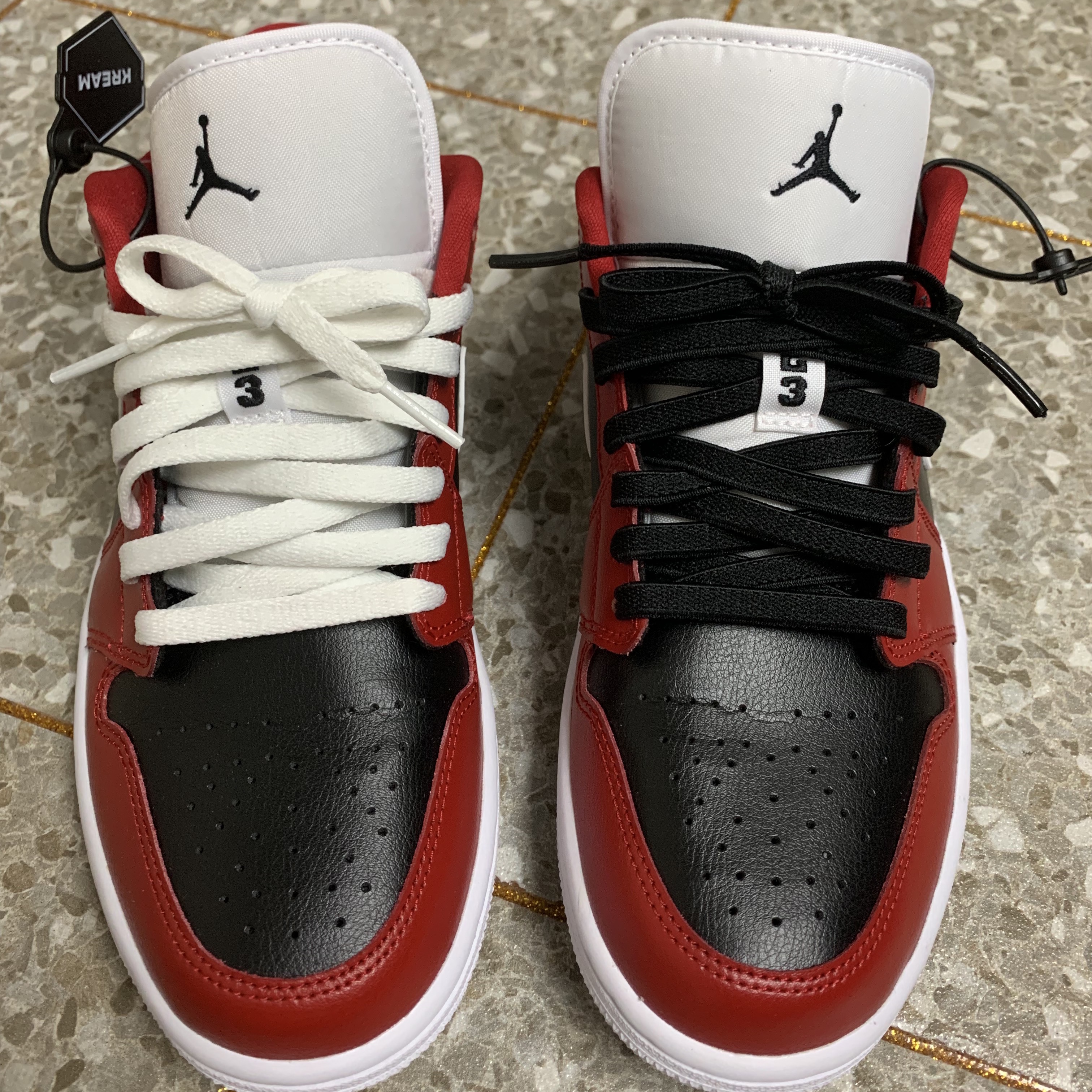 (W) Jordan 1 Low Chicago Flip 착용 스타일 - 3