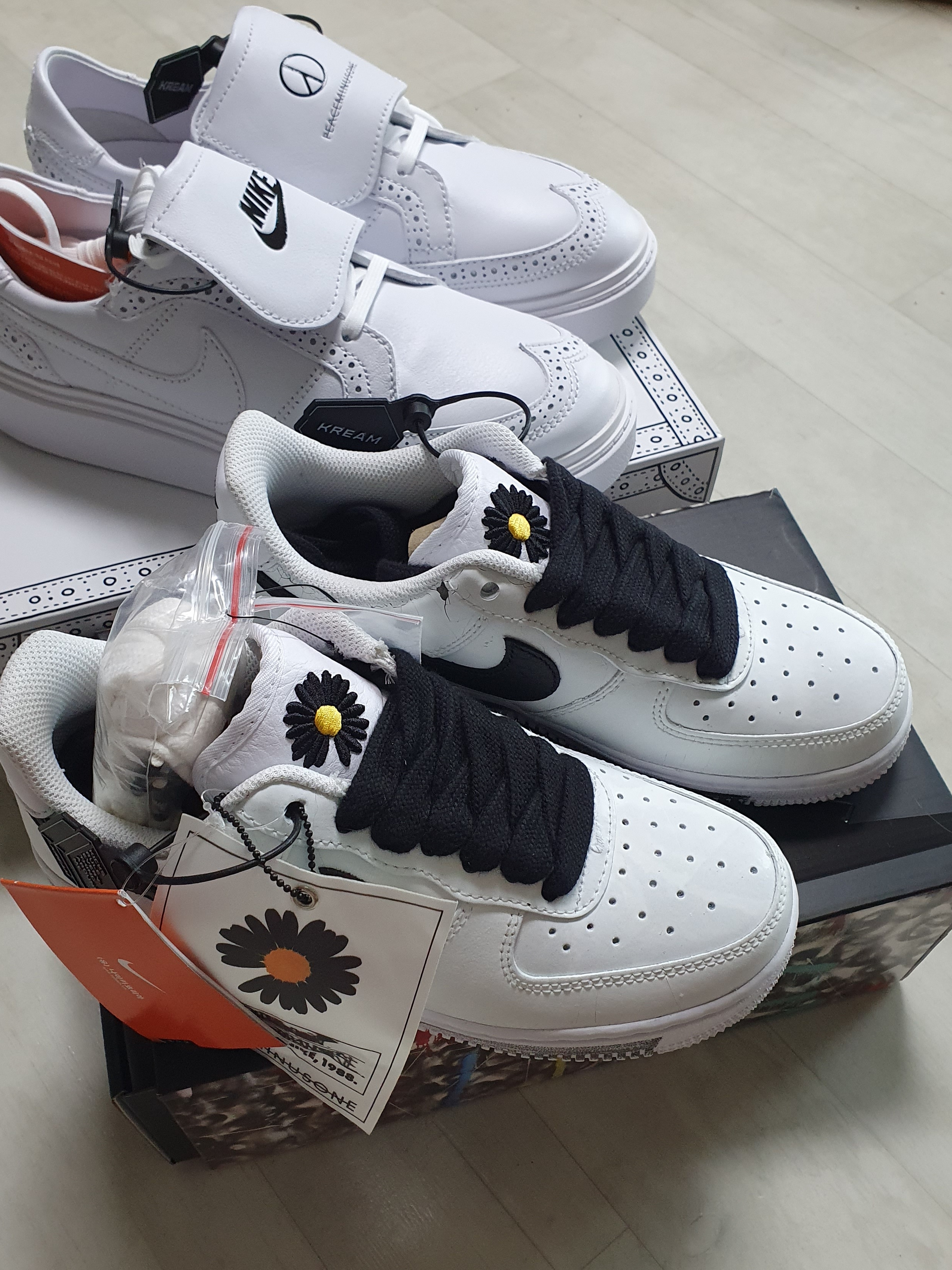 Nike x Peaceminusone Air Force 1 Low Para-Noise 2.0 착용 스타일