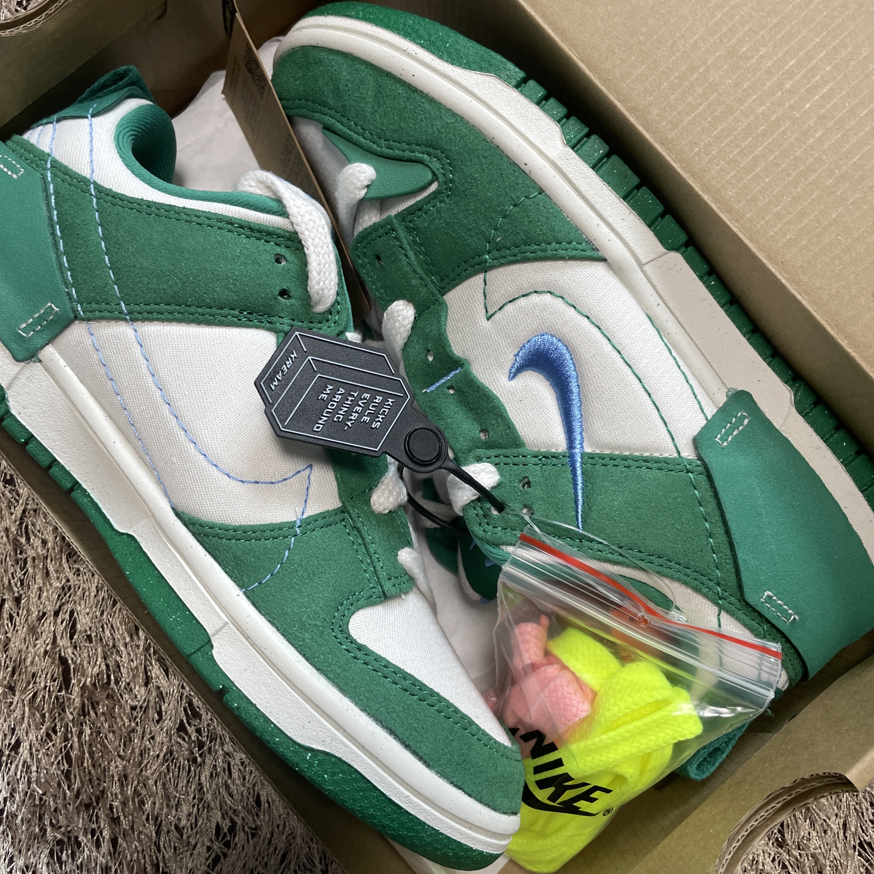 (W) Nike Dunk Low Disrupt 2 Phantom University Blue 착용 스타일