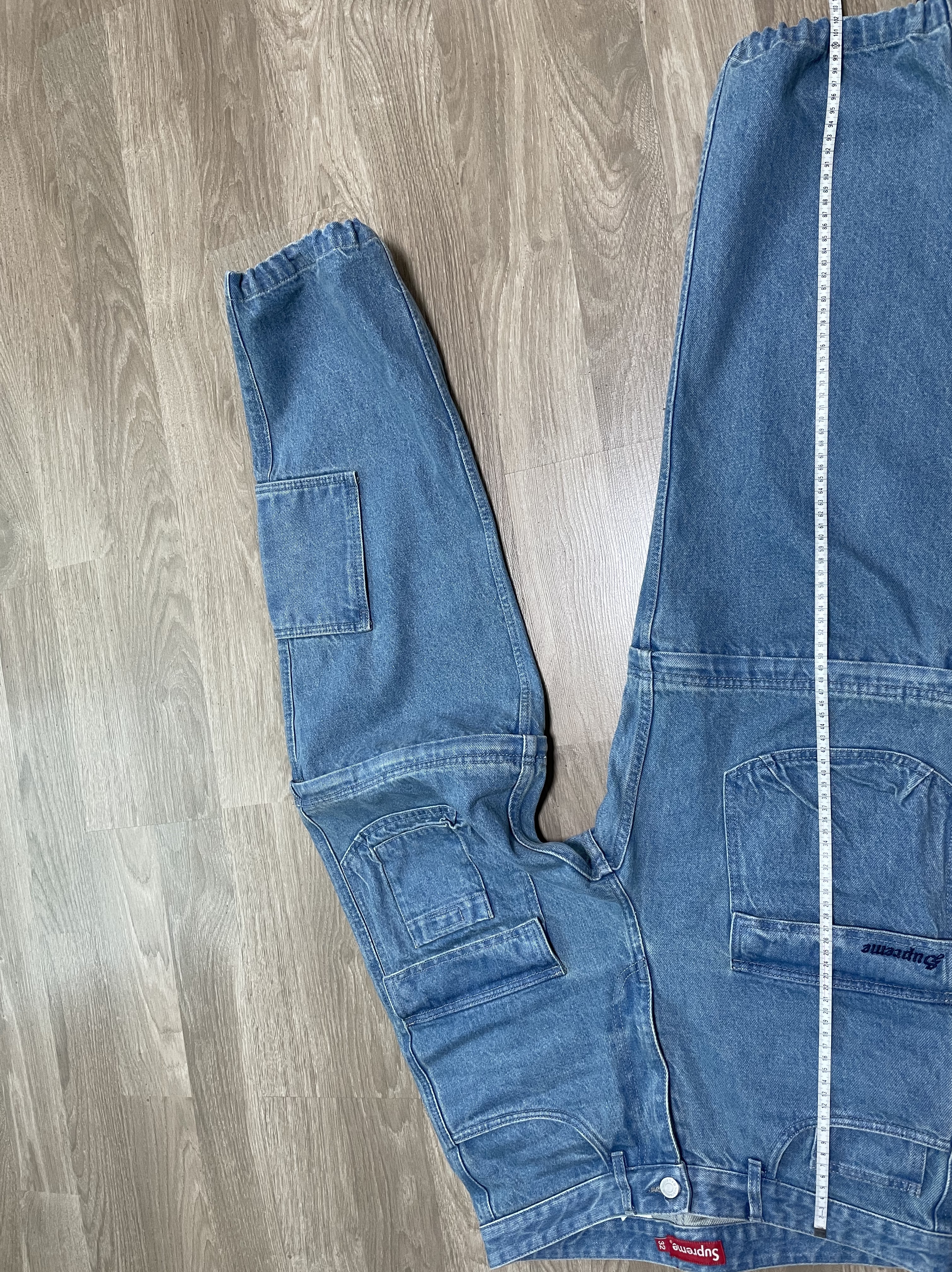Supreme Zip-Off Utility Pants Denim - 21FW 착용 스타일 - 3