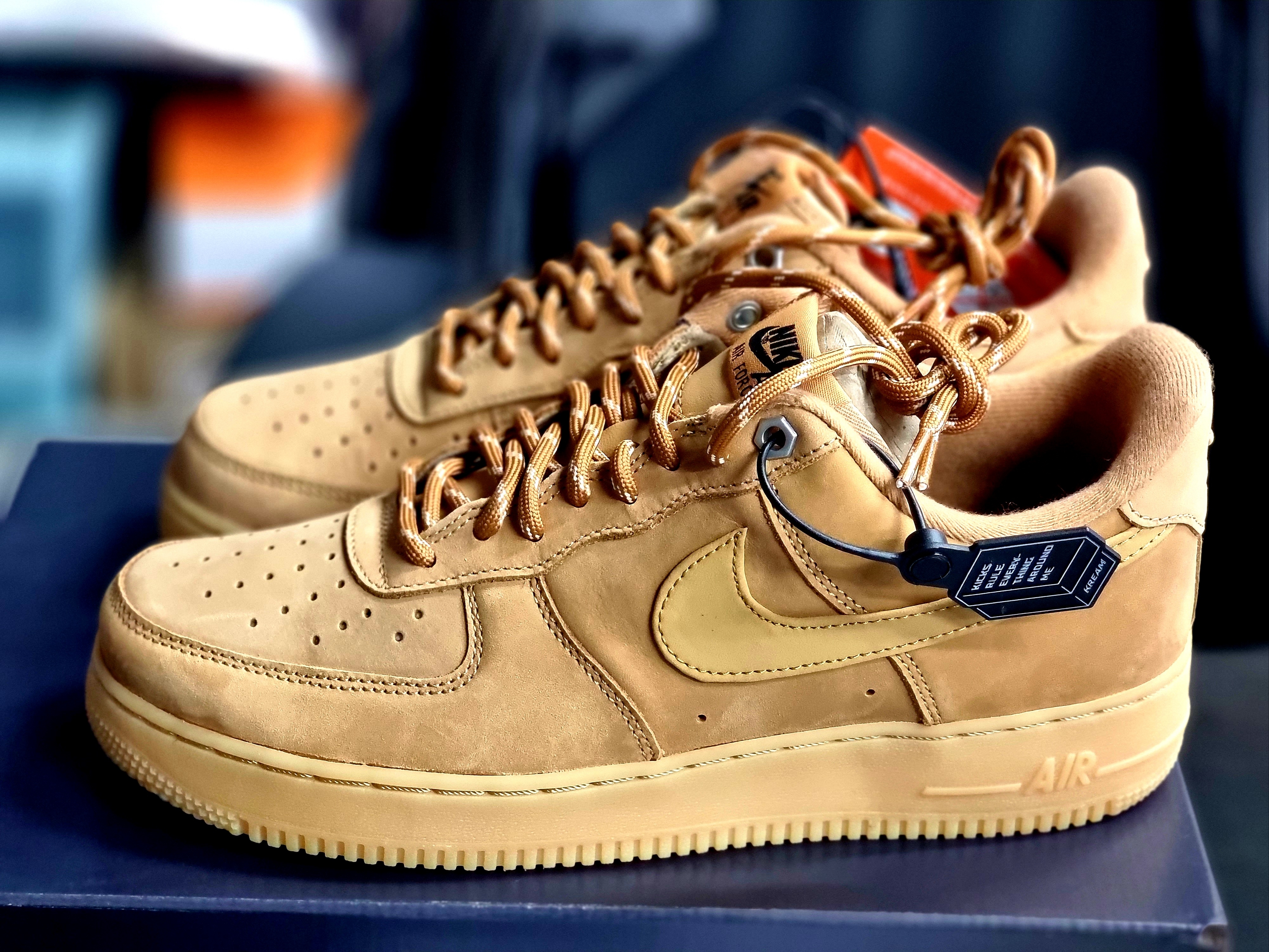 Nike Air Force 1 '07 WB Flax 착용 스타일 - 1