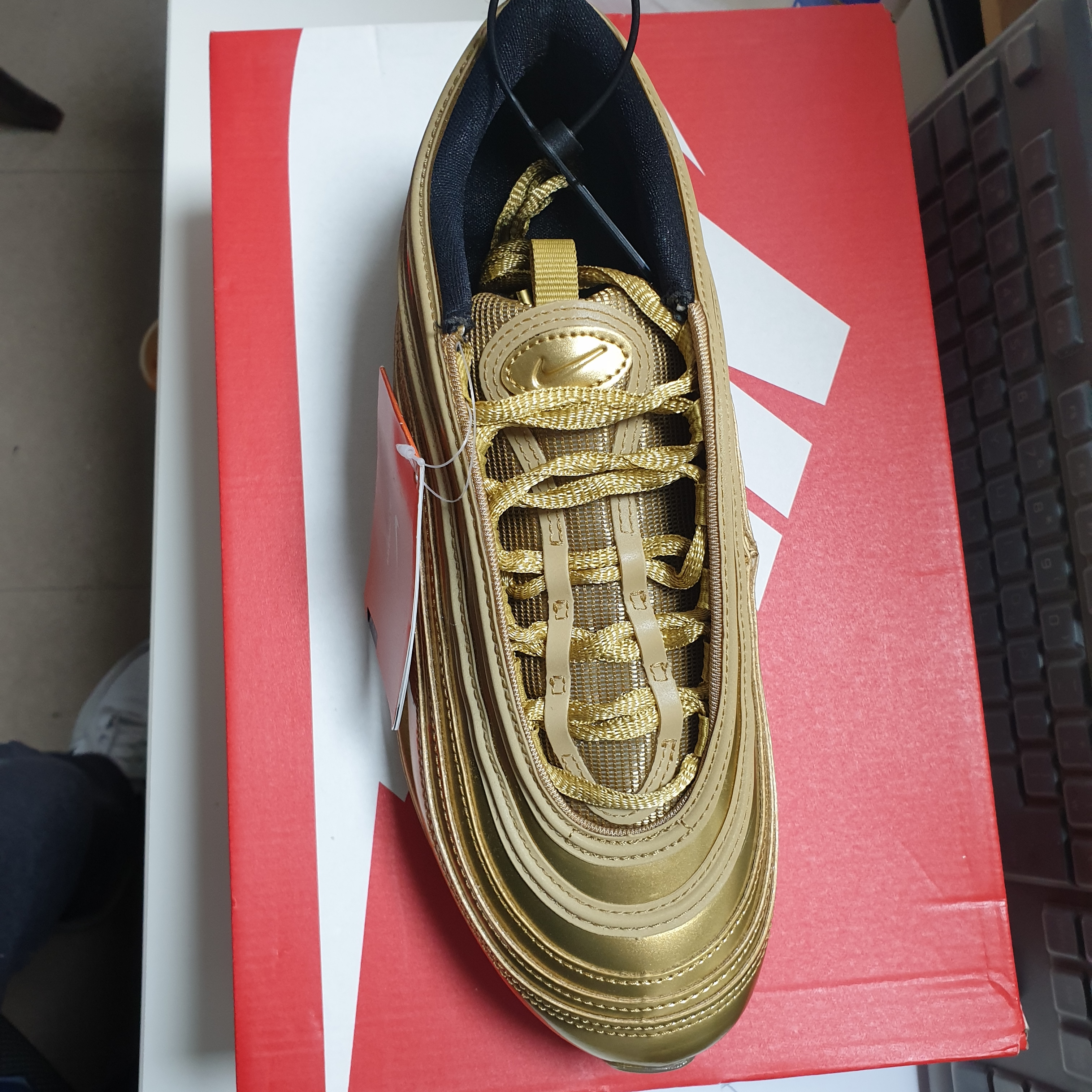 Nike Air Max 97 Olympic Gold 착용 스타일 - 1