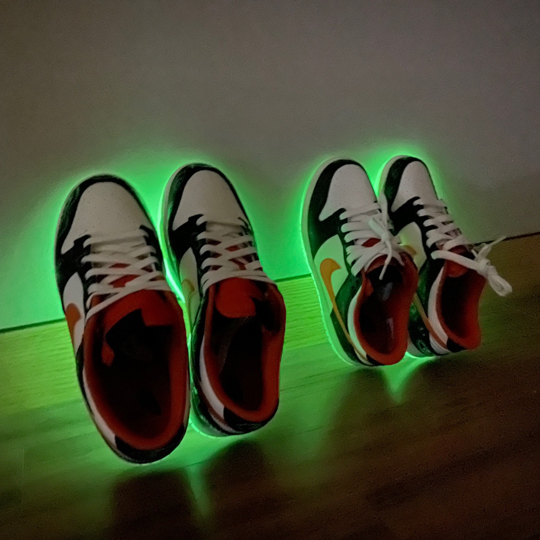 Nike Dunk Low Retro PRM Halloween, (GS) Nike Dunk Low PRM Halloween 착용 스타일 - 1