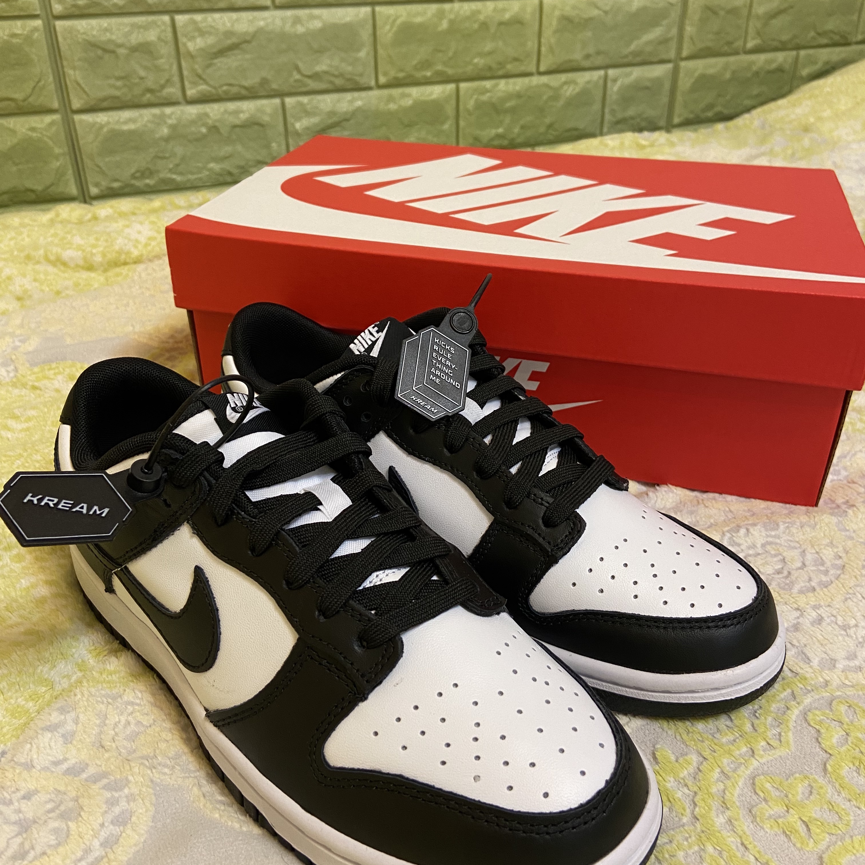 Nike Dunk Low Retro Black 착용 스타일 - 5
