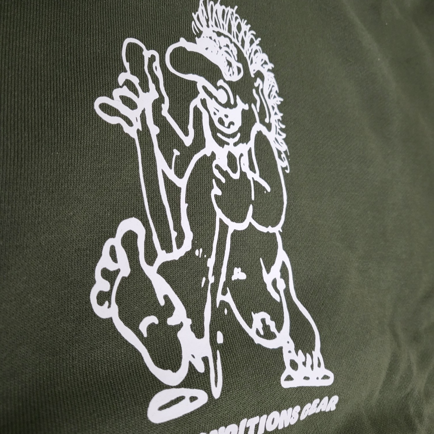 Nike ACG Therma-Fit Fleece Hoodie Troll Graphic Cargo Khaki - Asia, Nike ACG Therma-Fit Fleece Hoodie Troll Graphic Cargo Khaki - US/EU 착용 스타일 - 2