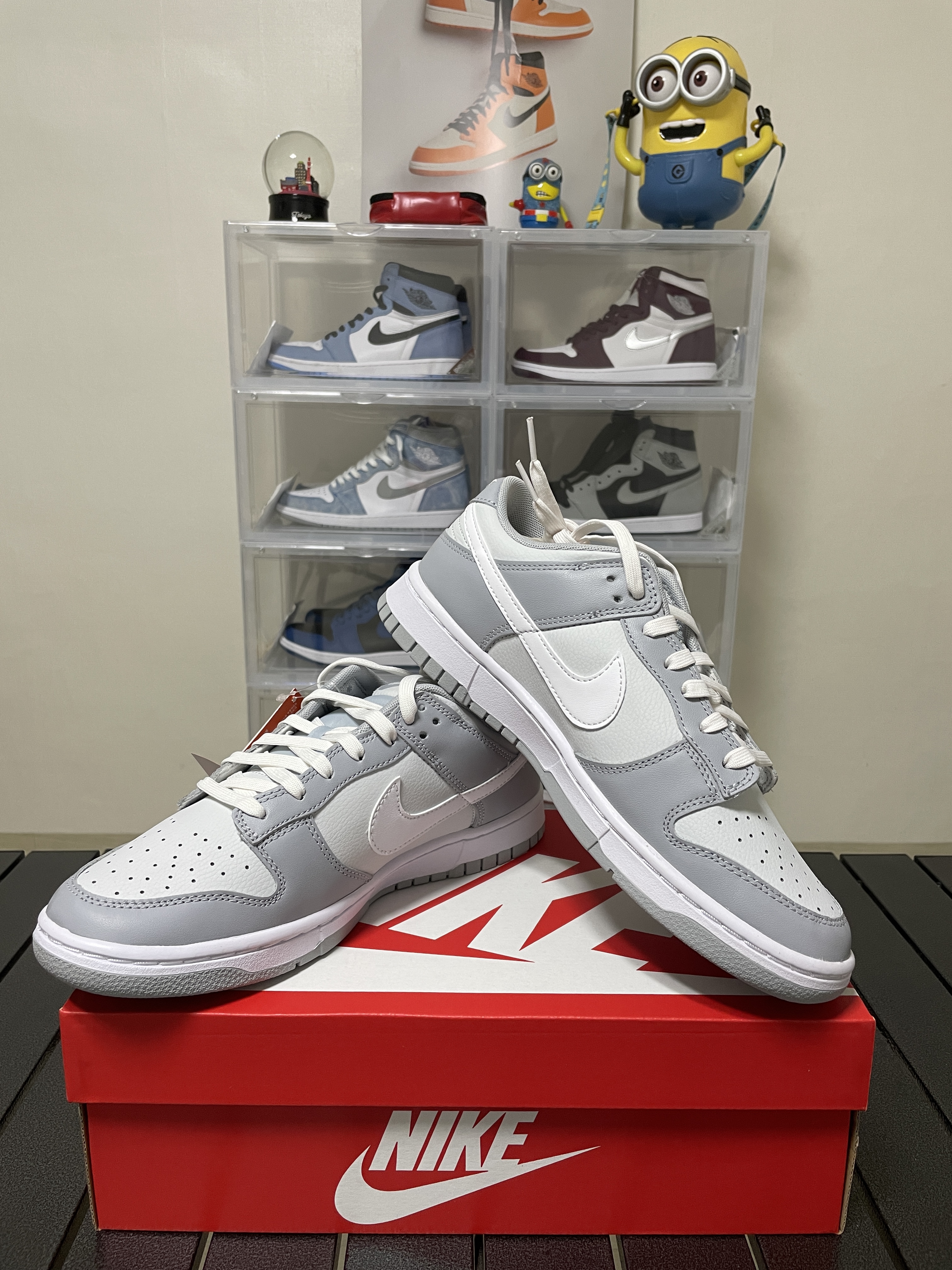 Nike Dunk Low Retro Wolf Grey 착용 스타일
