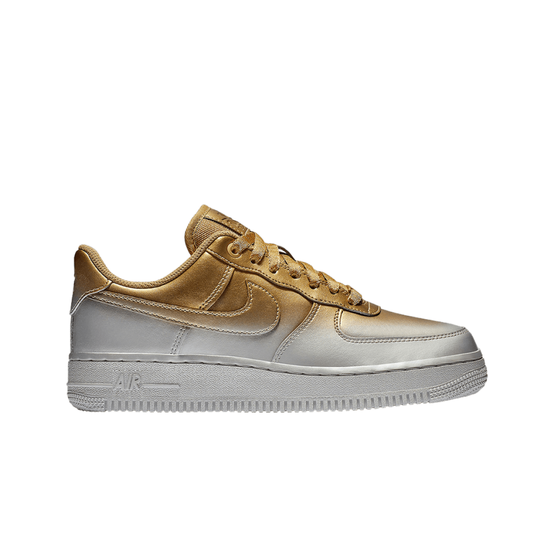 (W) 나이키 에어포스 1 '07 LX 메탈릭 골드 실버((W) Nike Air Force 1 '07 LX Metallic Gold Silver) - 1