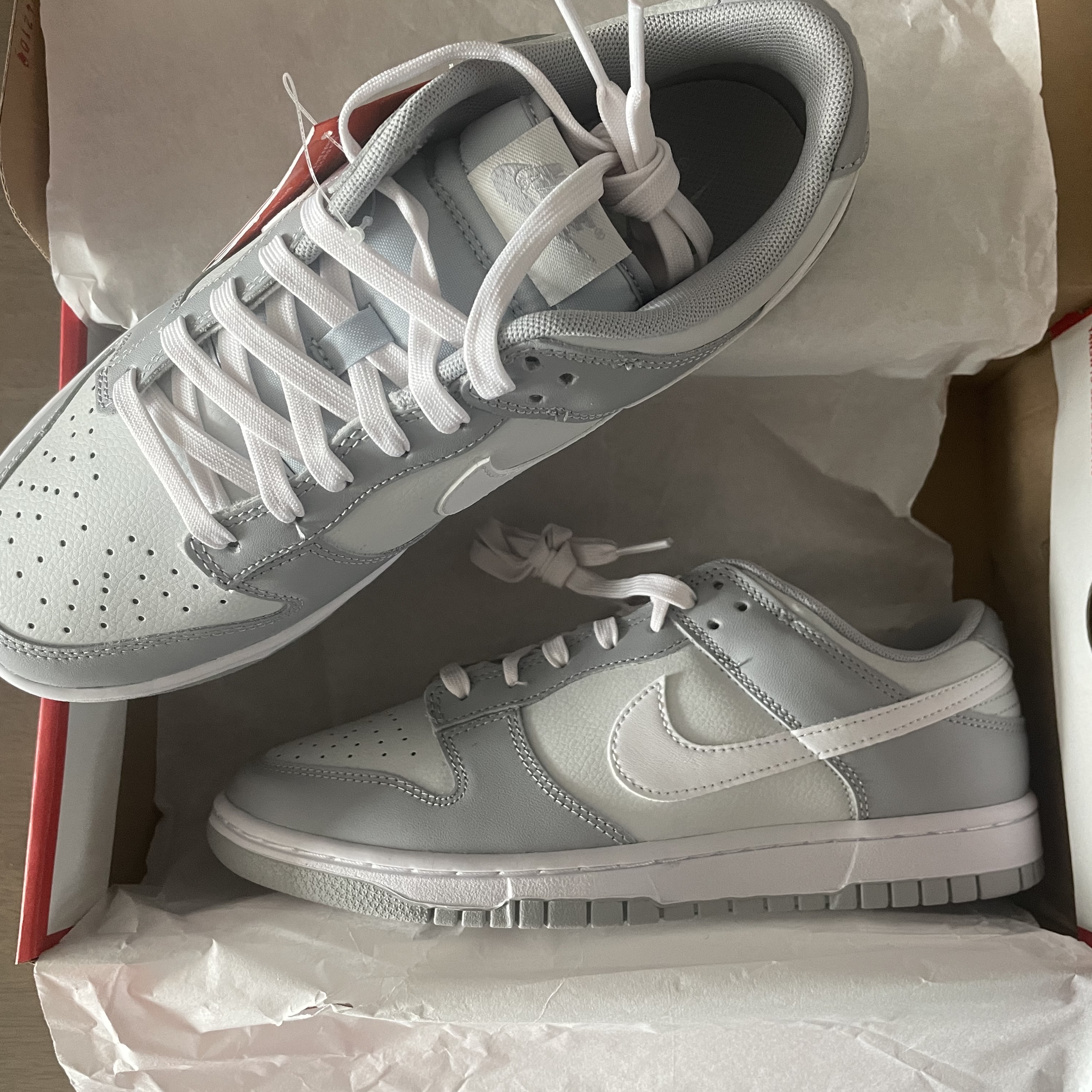 Nike Dunk Low Retro Wolf Grey 착용 스타일