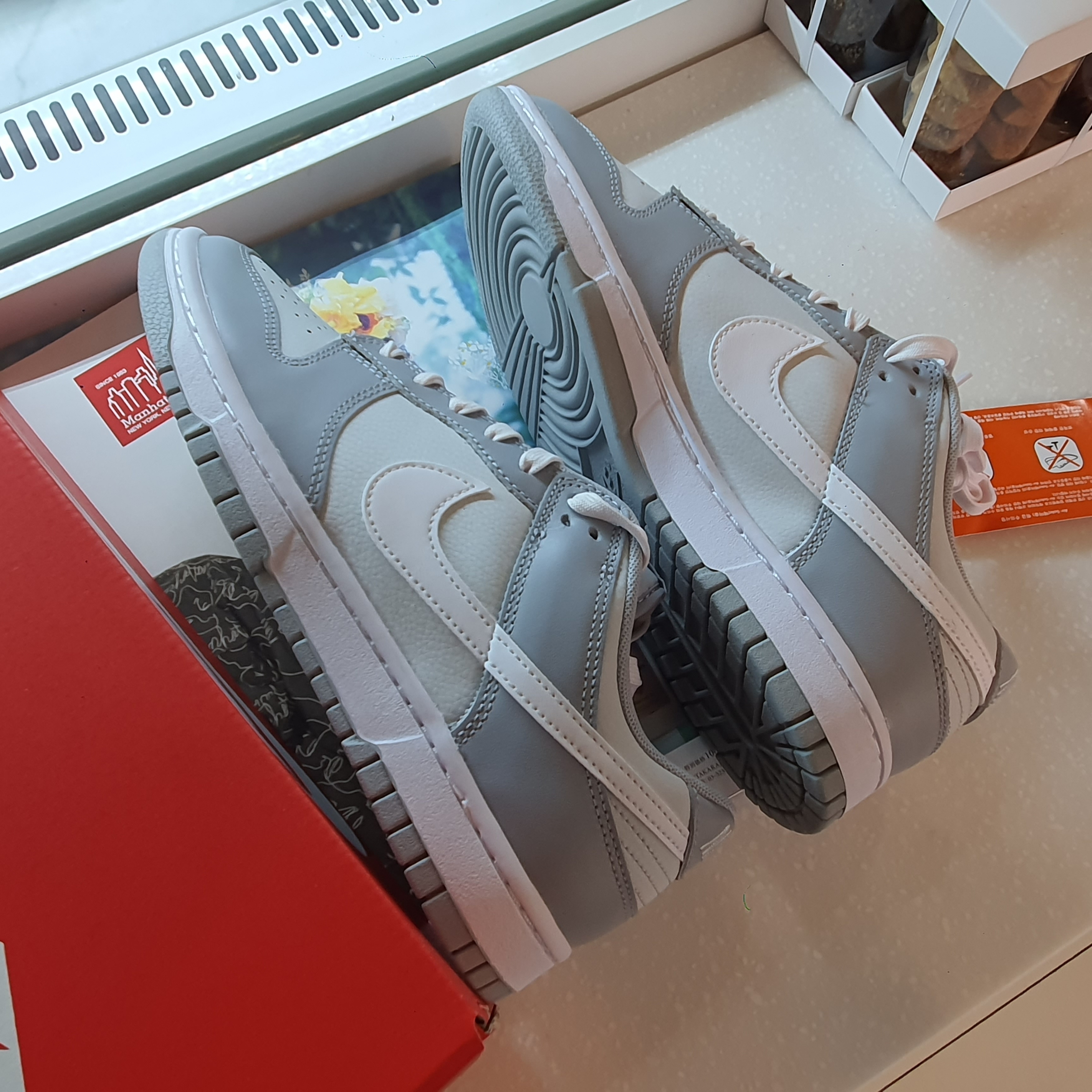 Nike Dunk Low Retro Wolf Grey 착용 스타일