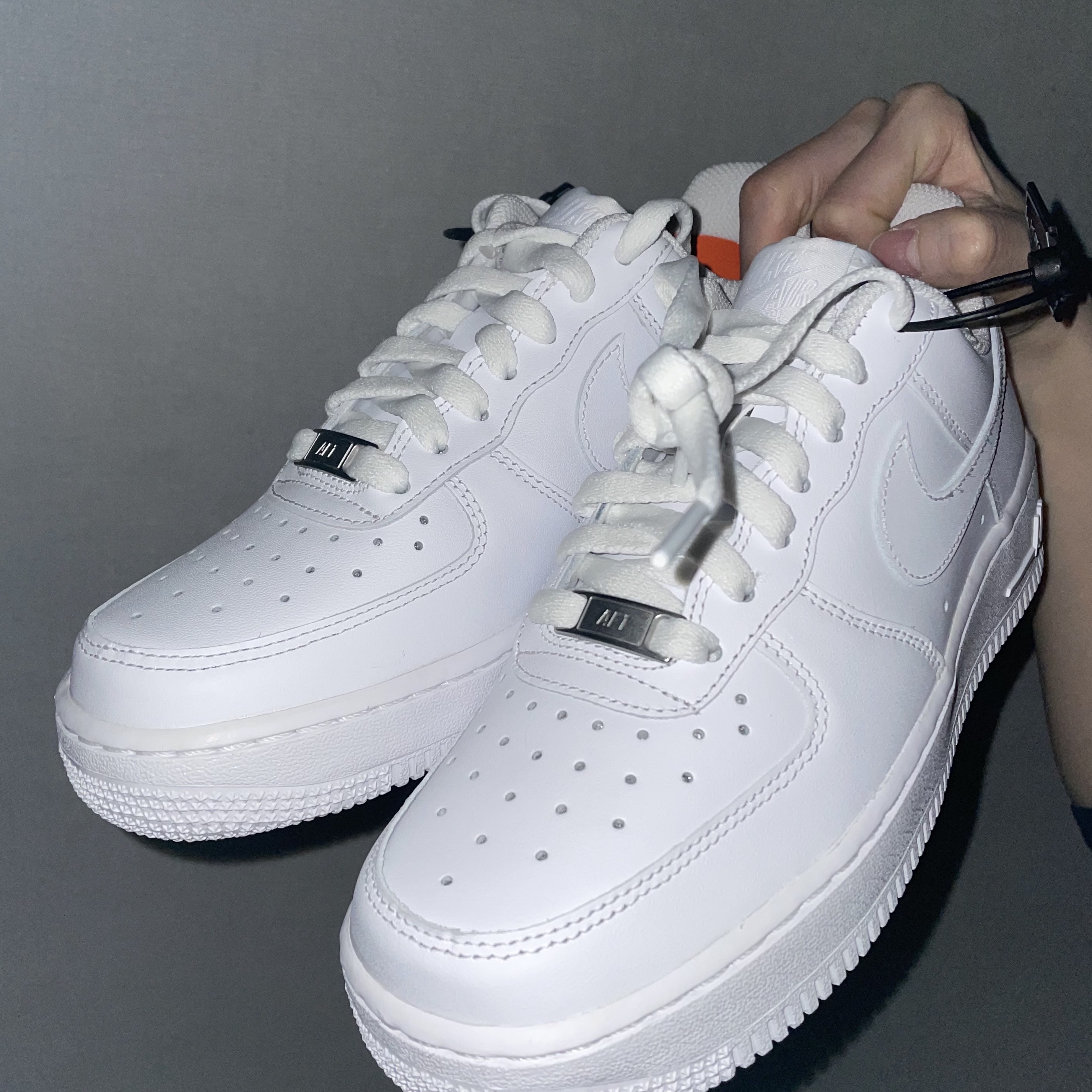 Nike Air Force 1 '07 Low White, (W) Nike Air Force 1 '07 Low White 착용 스타일 - 1
