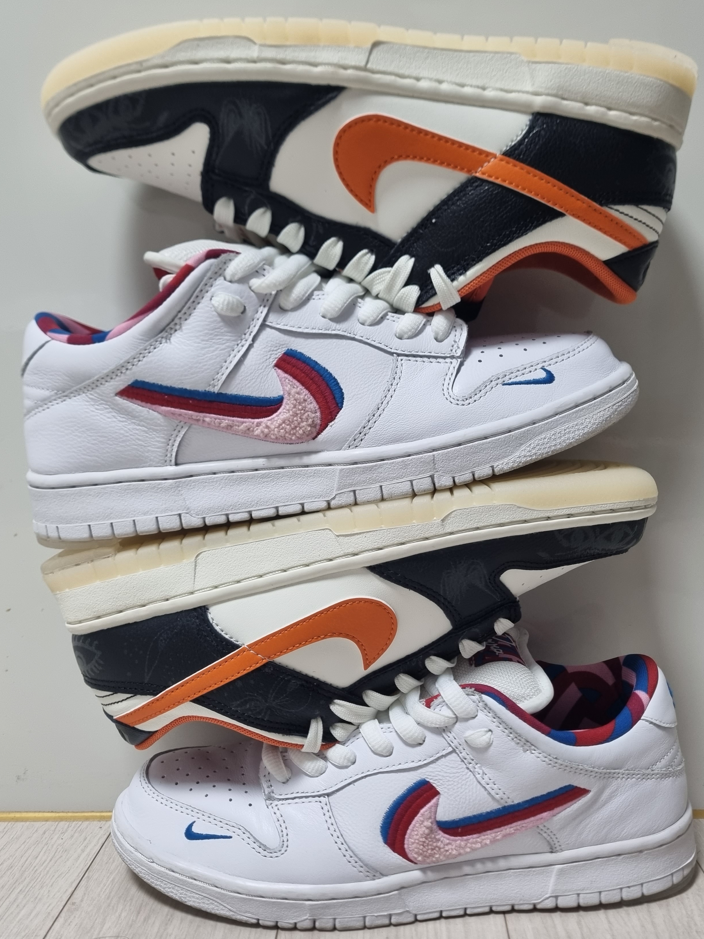 Nike x Parra SB Dunk Low, Nike Dunk Low Retro PRM Halloween 착용 스타일