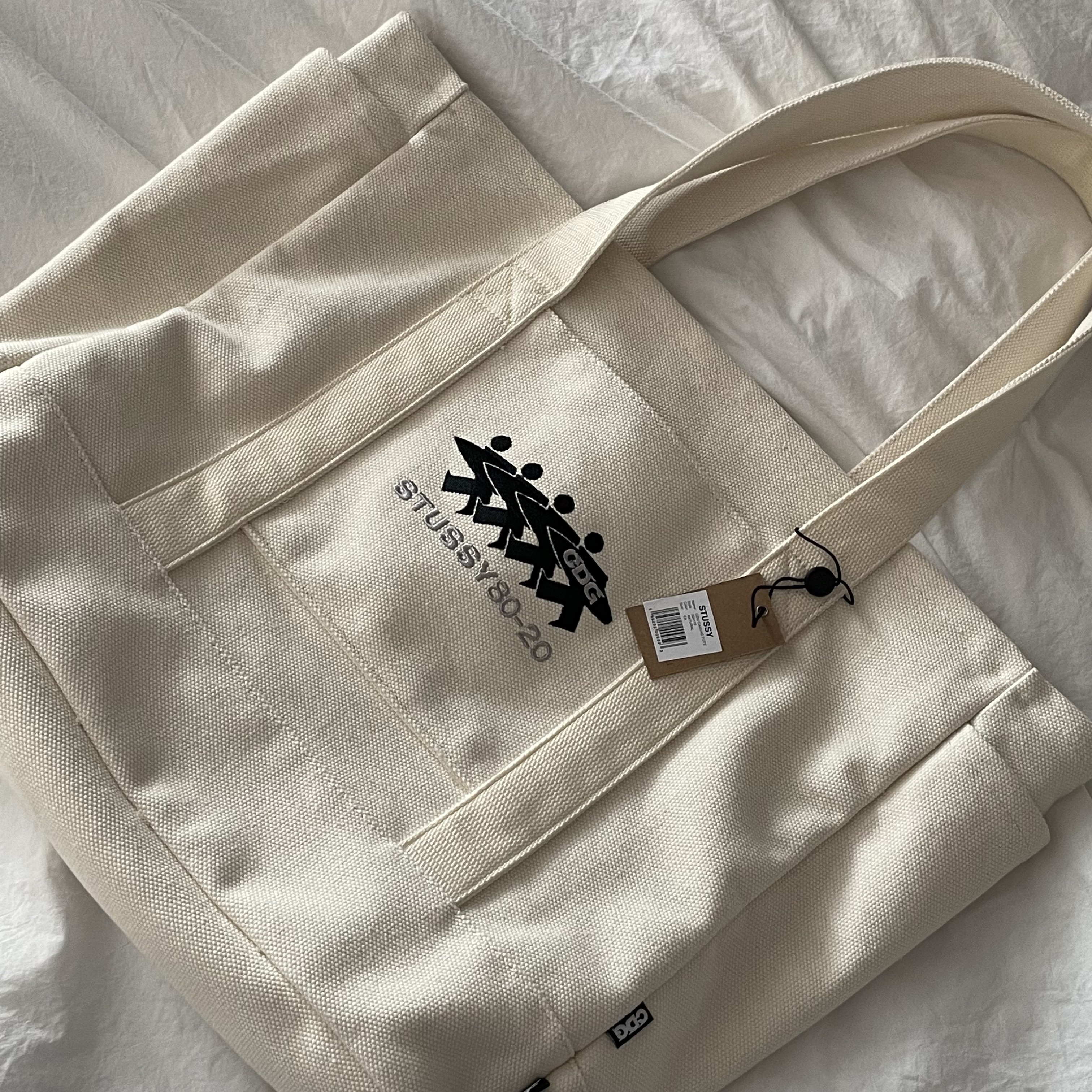 Stussy Cdg Tote Bag CANVAS FLIGHT BAG
