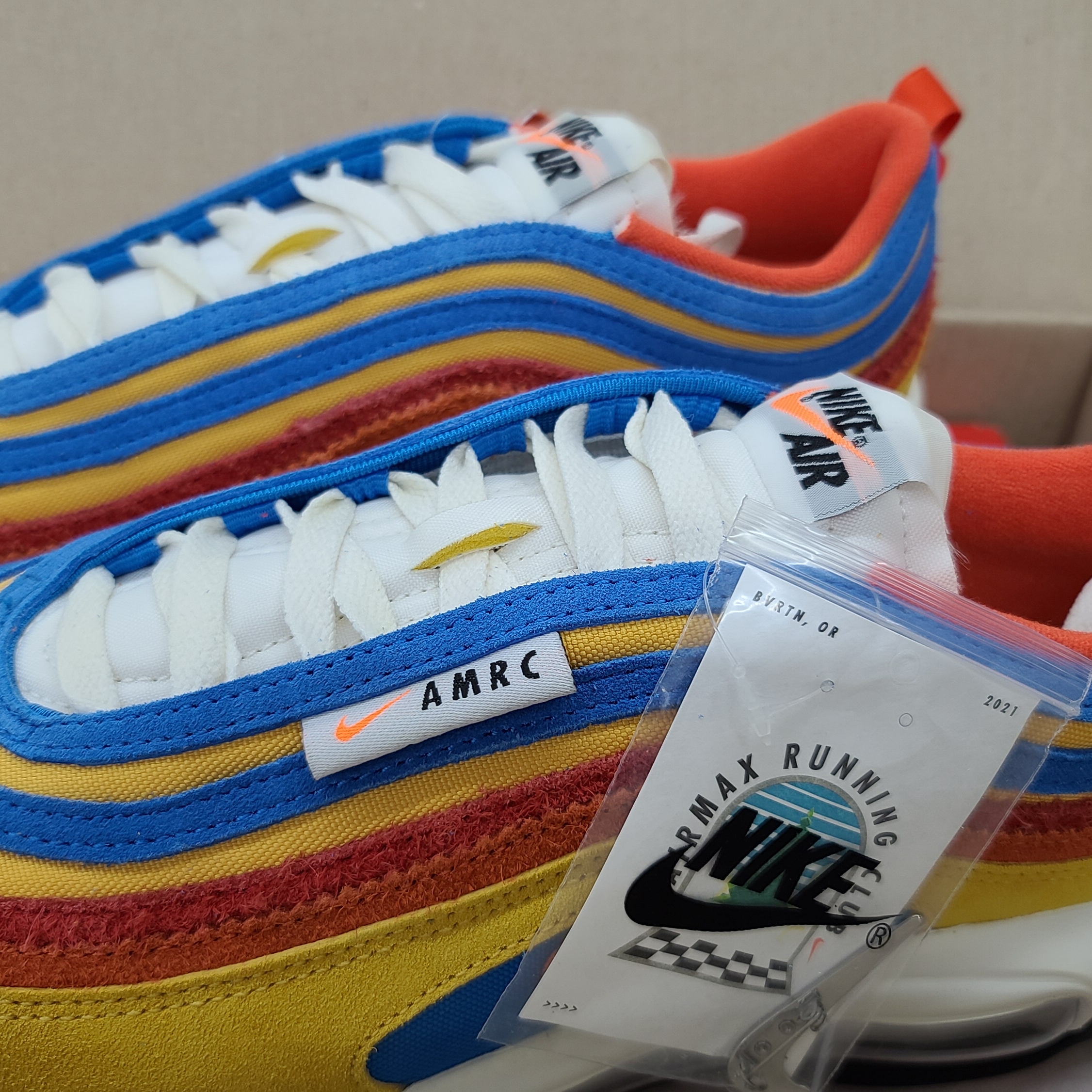 Nike Air Max 97 SE Air Max Running Club Pollen Orange 착용 스타일 - 2