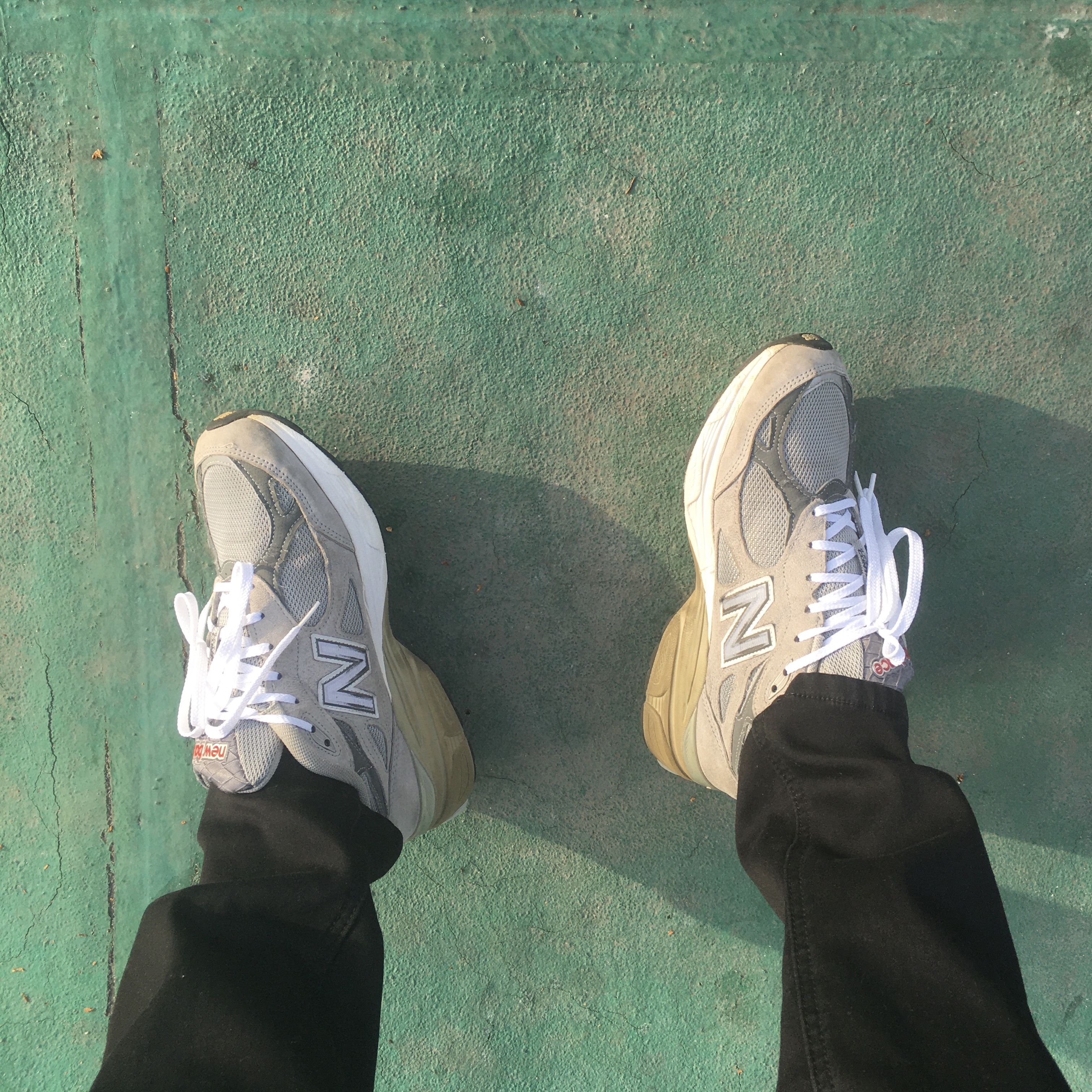 New Balance 990v3 Made in USA Grey - D Standard 착용 스타일