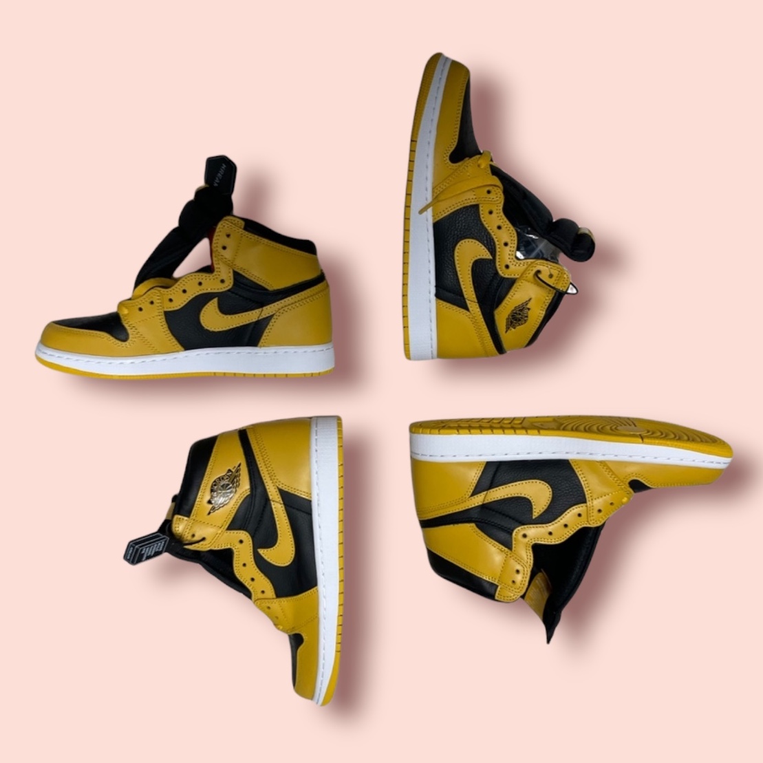 Jordan 1 Retro High OG Pollen, (GS) Jordan 1 Retro High OG Pollen 착용 스타일 - 2