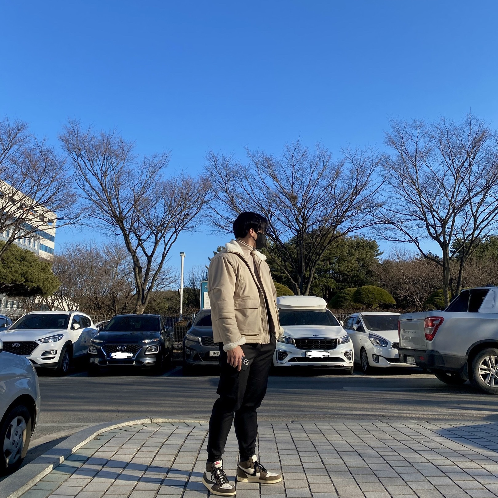 Jordan 1 x Travis Scott Retro High OG SP Mocha 착용 스타일