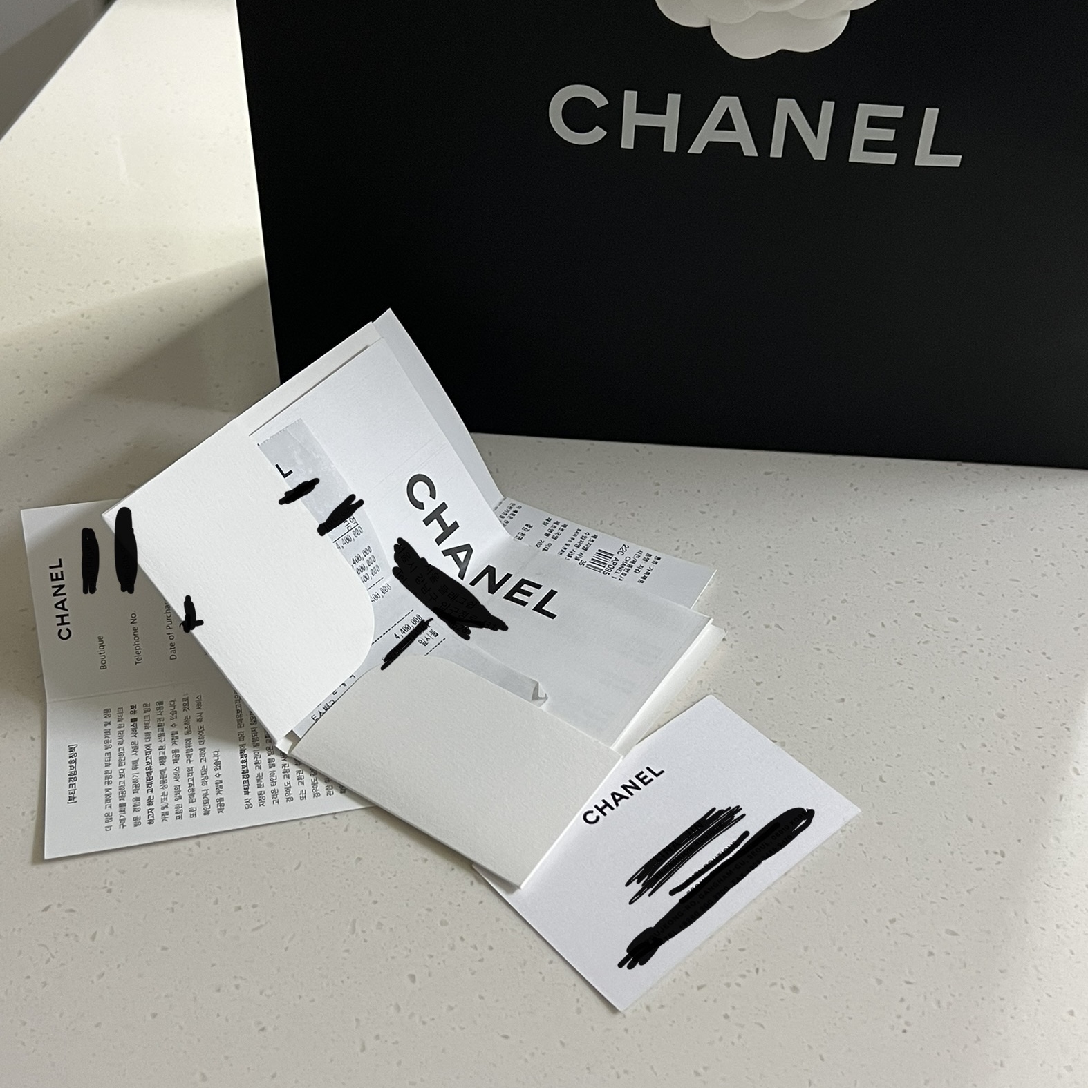 Chanel 19 Wallet On Chain Lambskin & Silver Black 착용 스타일 - 2