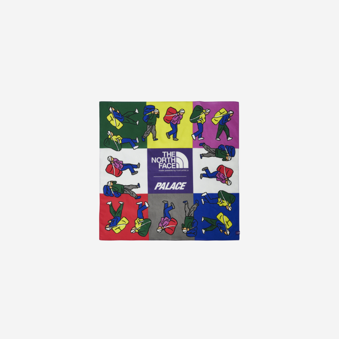 팔라스 x 노스페이스 퍼플 라벨 필드 반다나 | Palace | KREAM